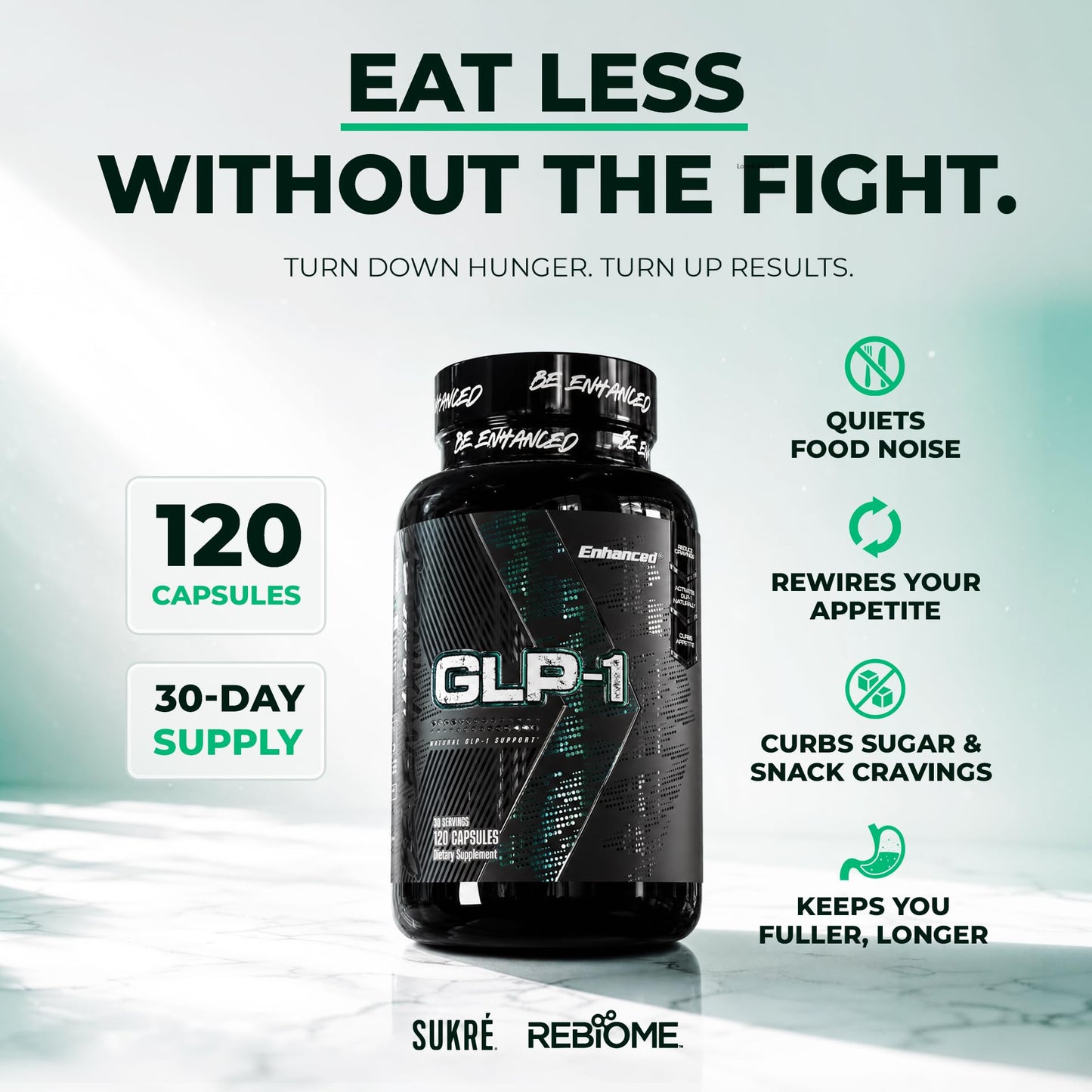 Enhanced GLP-1 Support Supplement Capsules, 120 Count