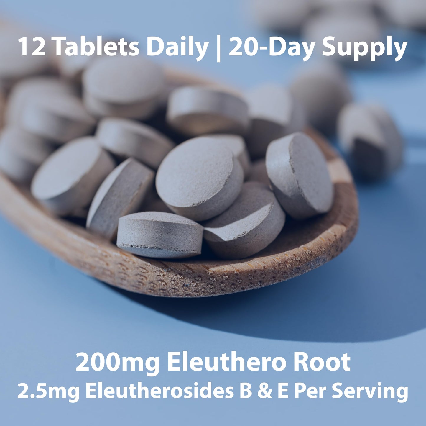 Sun Chlorella Ukogi Wild-Harvested Eleuthero Root Adaptogen Tablets, 1 Count