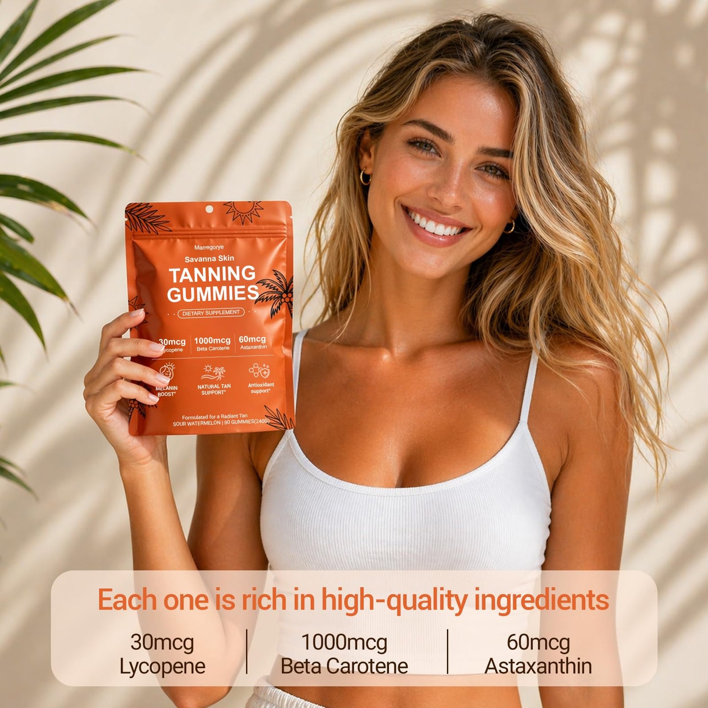 Marregorye Savanna Skin Tanning Gummies 90 Gummies