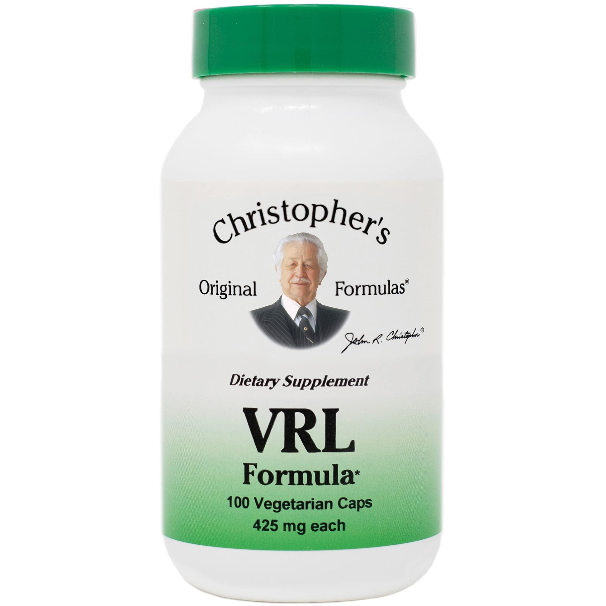 Christopher's Original Formulas VRL Formula Natural Immune Support, 100 Vegetarian Capsules