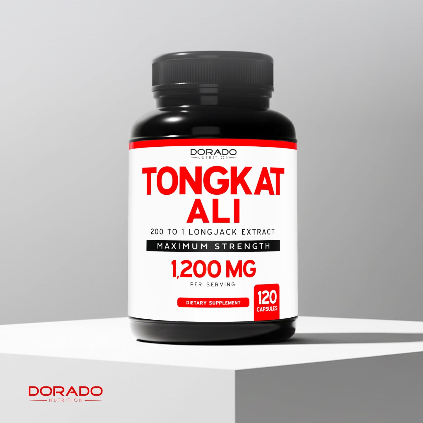 Dorado Nutrition Tongkat Ali For Men 1200mg (200 to 1 Extract) 120 Capsules