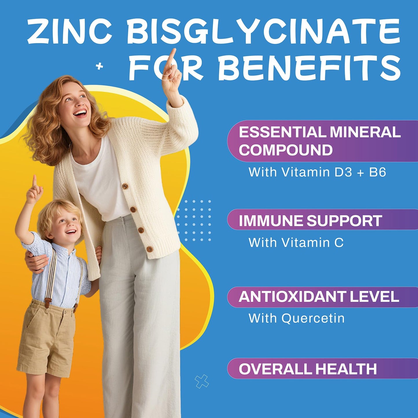 Elysx Zinc Glycinate 30 mg Gummies, 60 Count