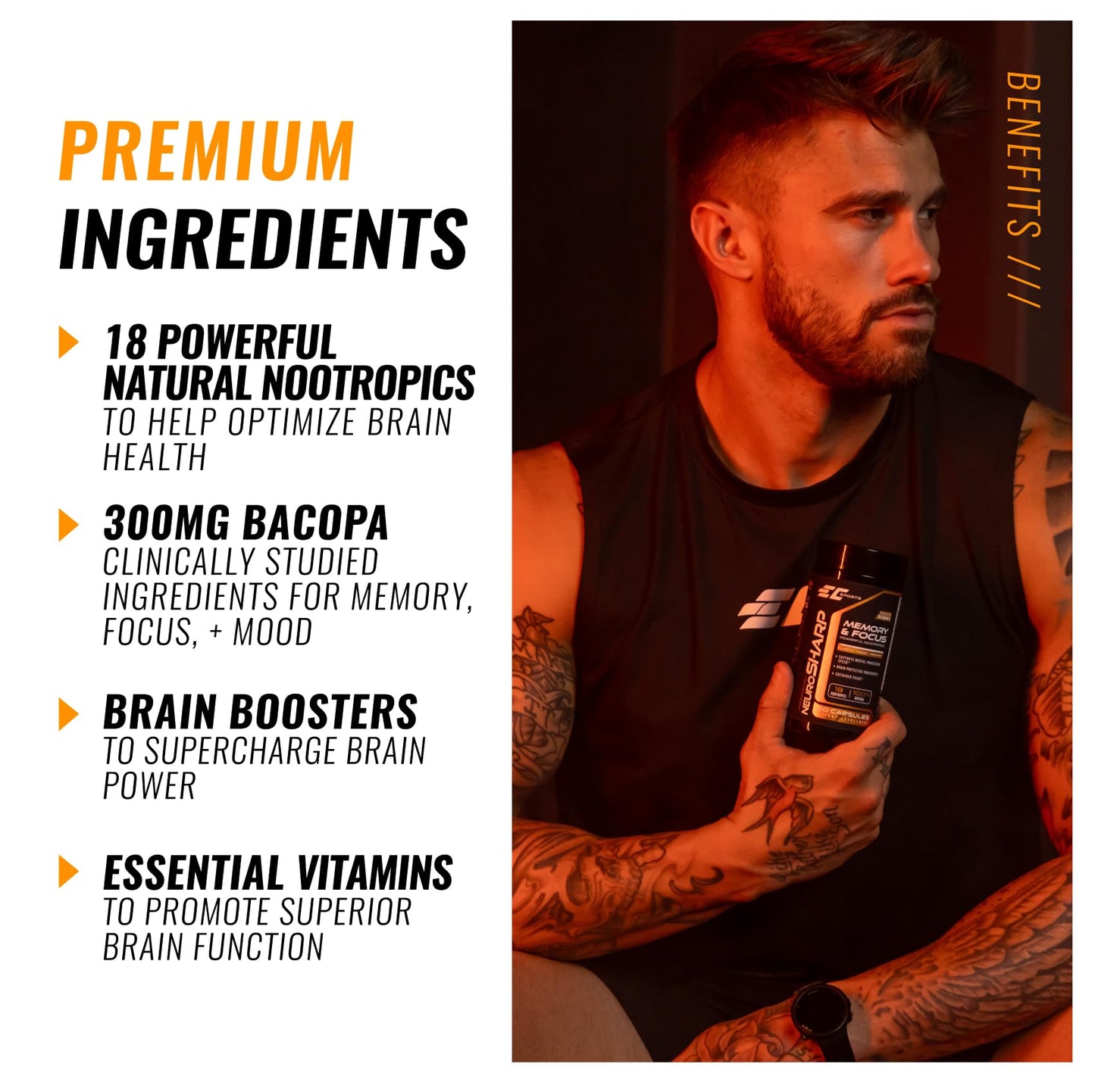 EC Sports NeuroSharp 90 Capsules