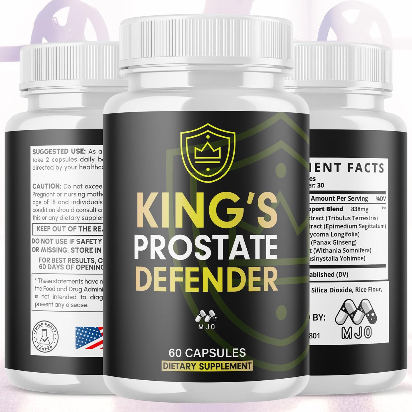 MJO Kings Prostate Defender Capsule, 120 Count