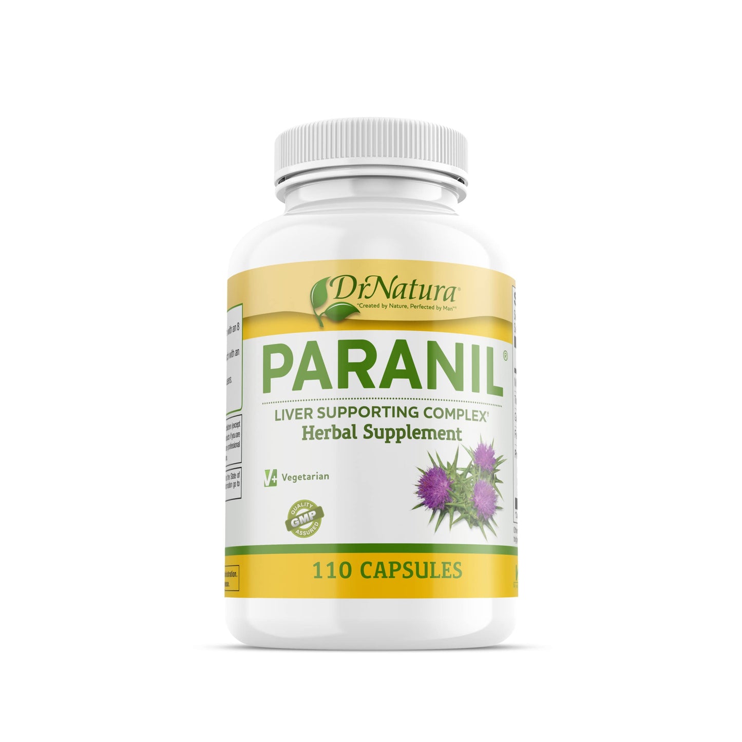 DrNatura Paranil Liver & Colon Cleanse - 17 Herbal Complex with Milk Thistle for Detoxification, 110 Vegetarian Capsules