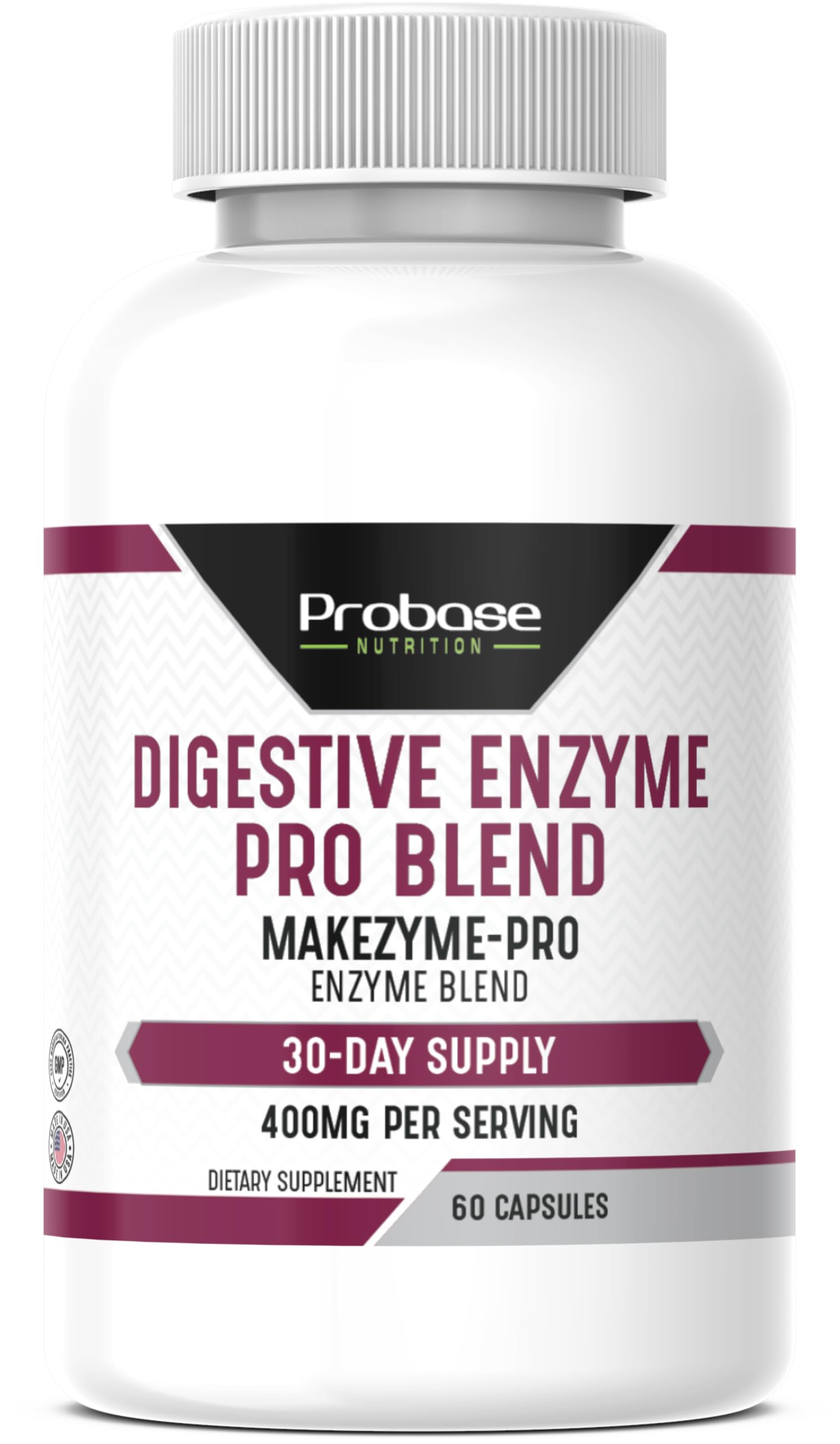 Probase Nutrition Digestive Enzyme Pro Blend 60 Capsules