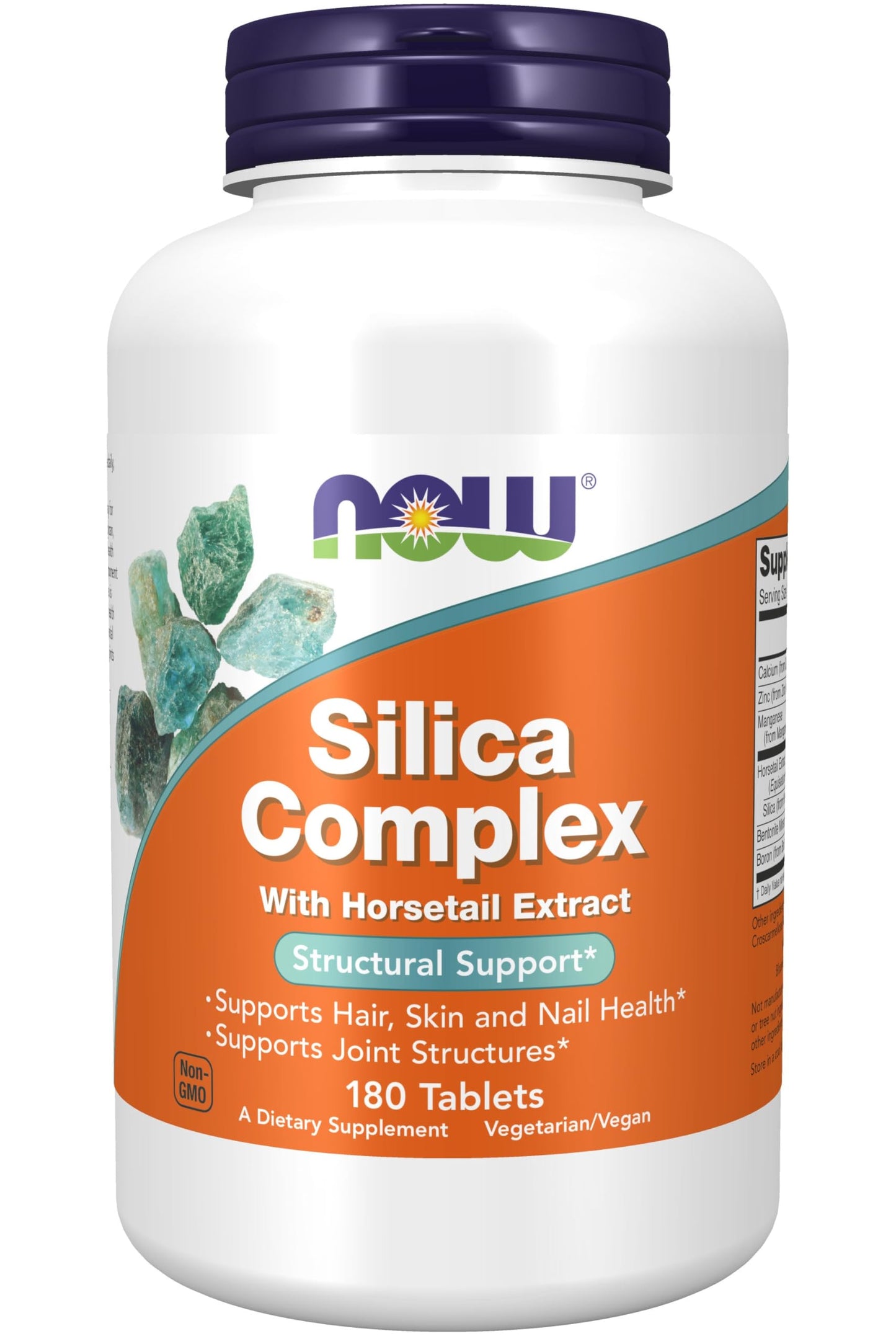 NOW Foods Silica Complex Vegetarian 500 mg Capsule 1