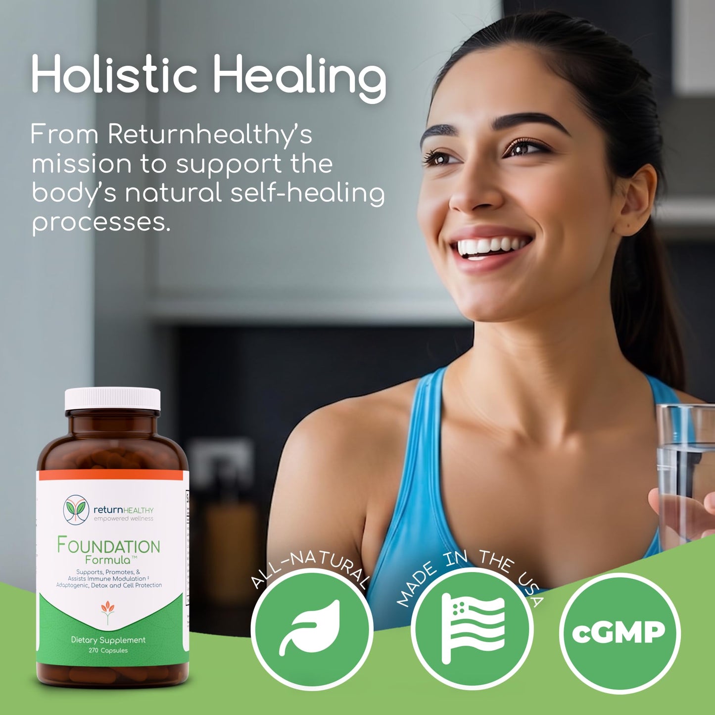 Return Healthy Foundation Formula Tick Immune Support Capsule 1 Count