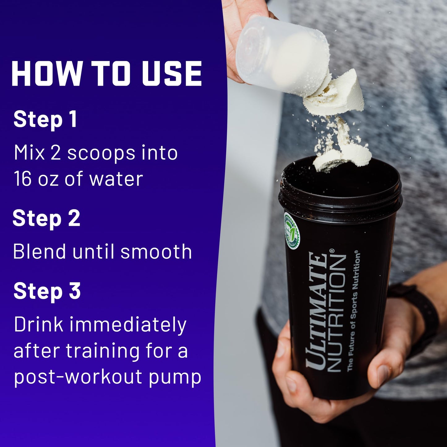 Ultimate Nutrition Carbohydrate Supplement, Wazy Maize - Unflavored Carb Protein Shake Powder & Muscle Builder for Post Workout - Zero Sugar, No Added Flavors, Colors Or Sweeteners 3