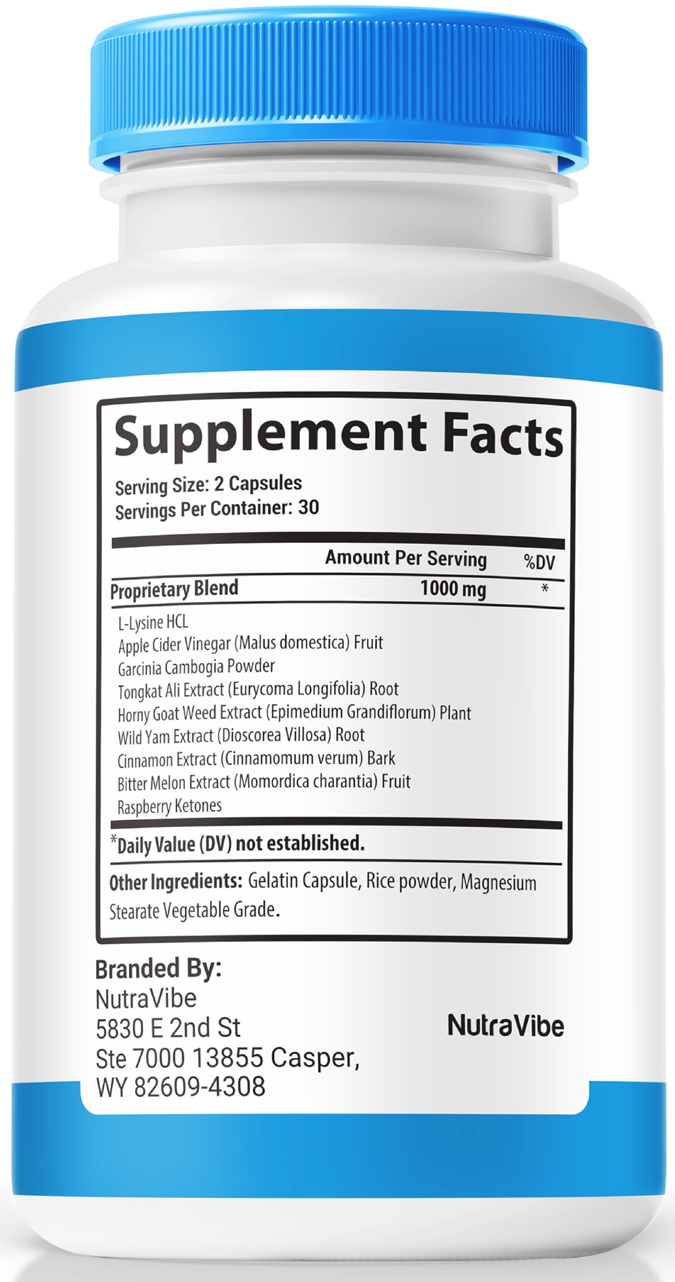 NutraVibe Clean Gut Capsules 60 Capsules