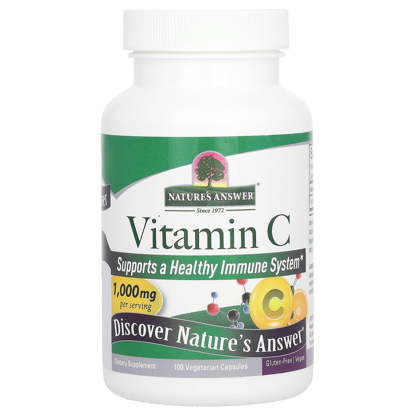 Nature's Answer Vitamin C 100 Capsules