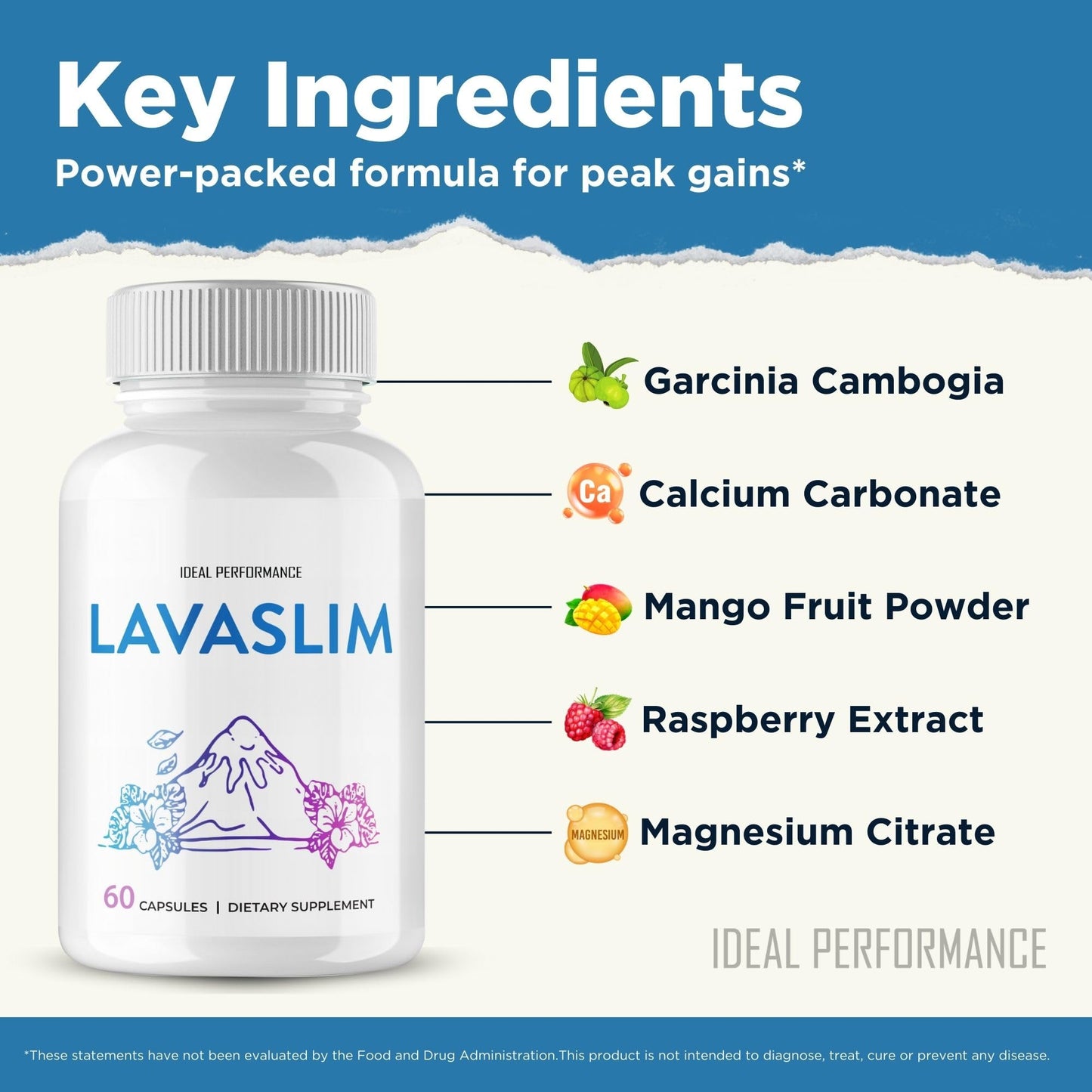 IDEAL PERFORMANCE LavaSlim Capsules 120 Count