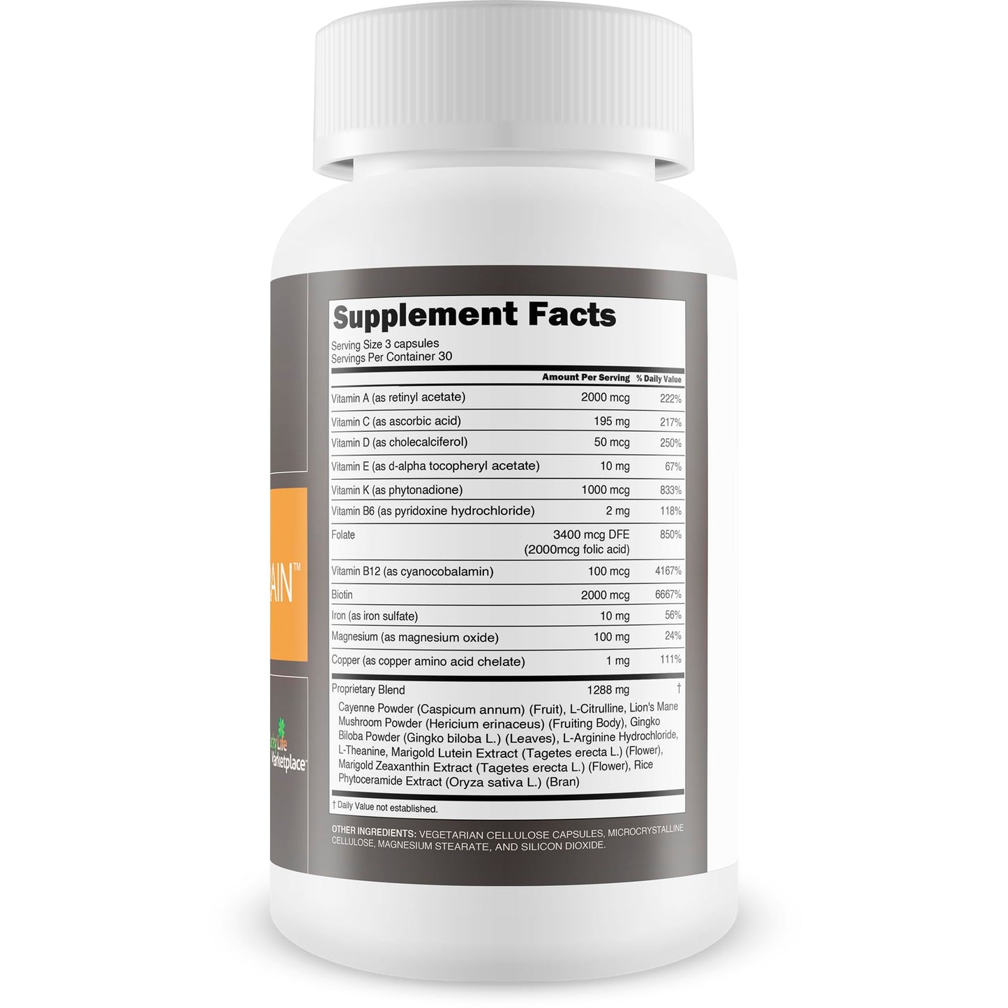 Generic Cavanzo Brain Support Capsule 1 Count
