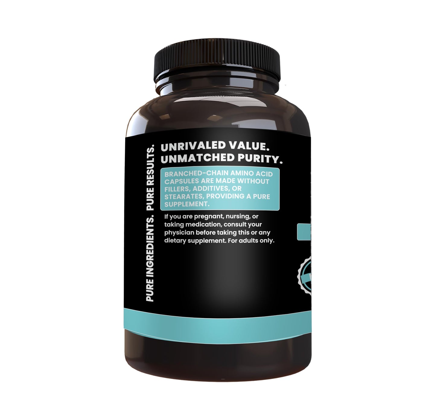 Pure Original Ingredients BCAA Capsules 365