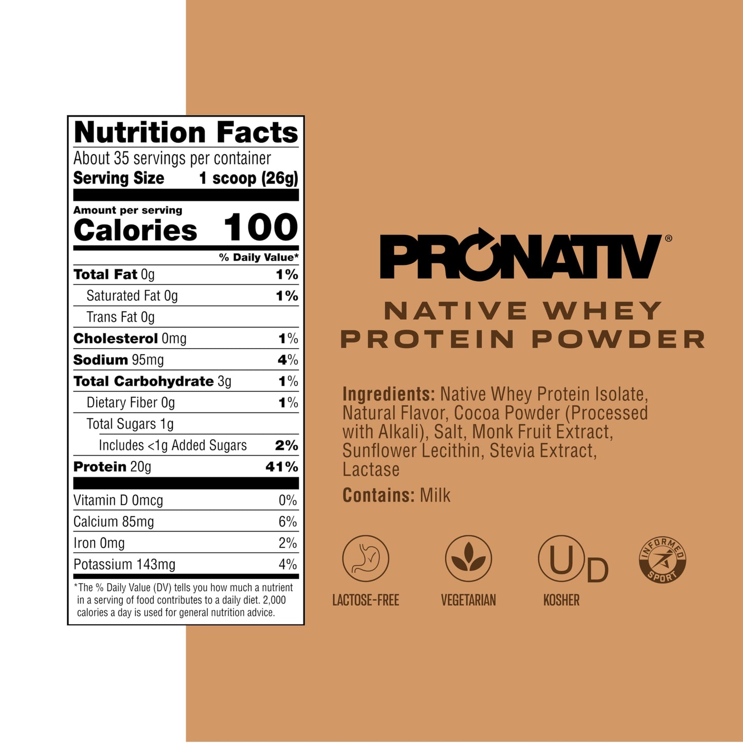 Pronativ Whey Protein Powder