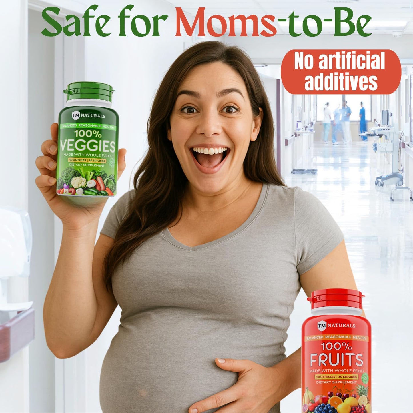 TM NATURALS Fruit and Veggies Supplement Capsules 540