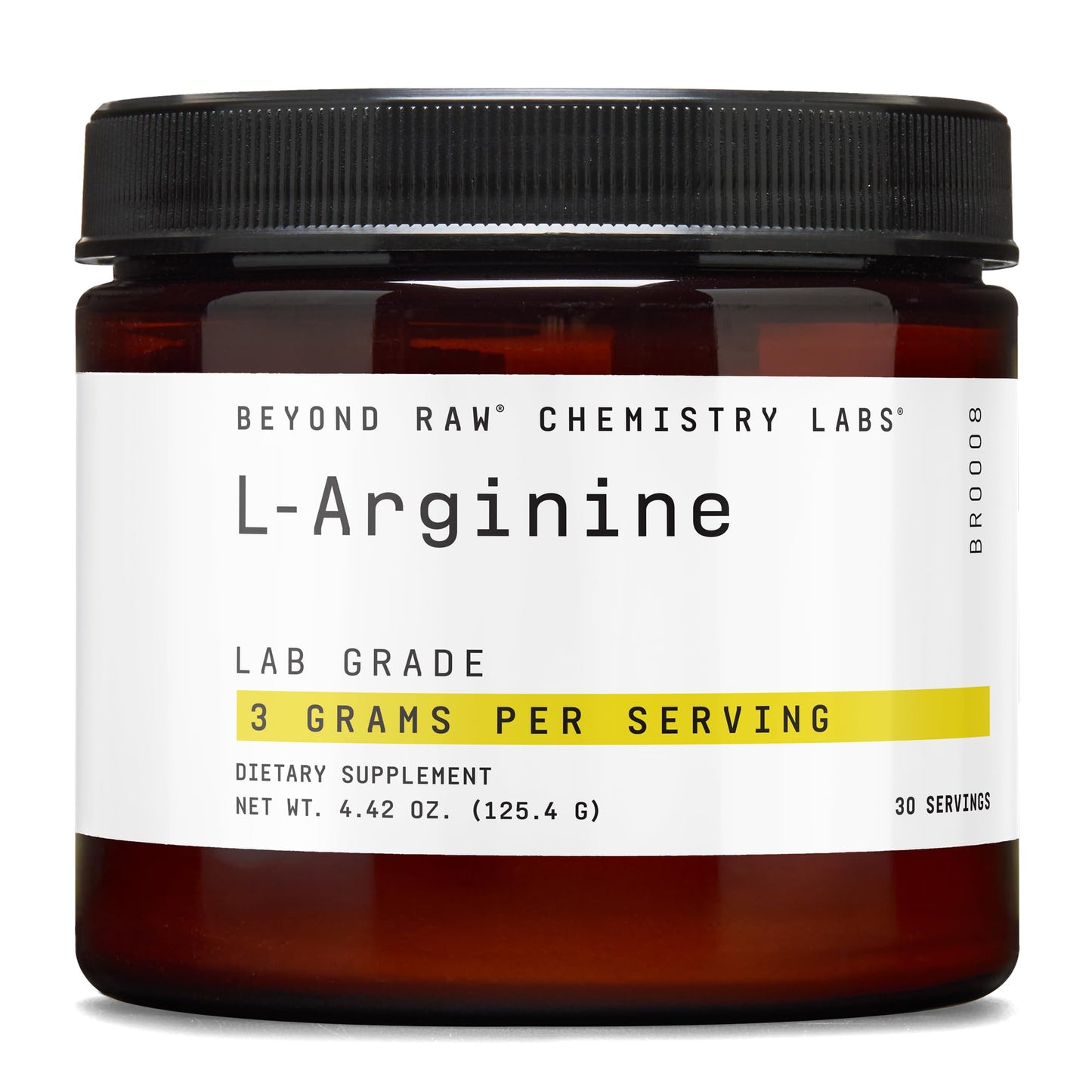 BEYOND RAW L-Arginine Powder 4.42 Ounce