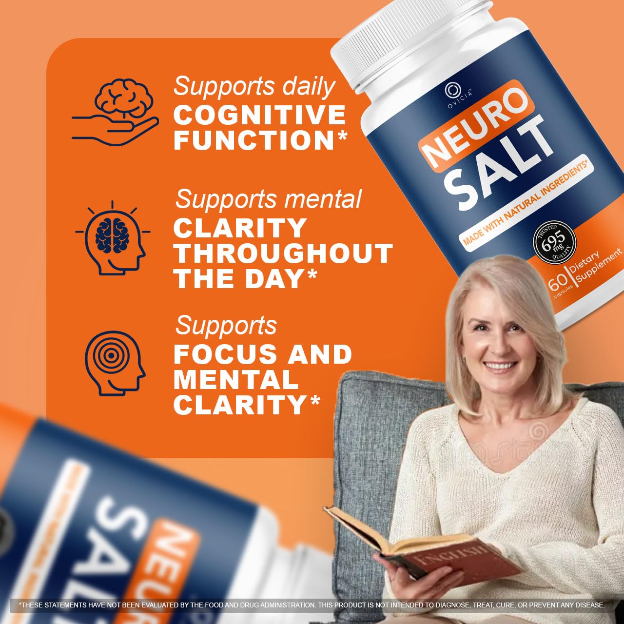 OVICIA Neuro Salt Capsules 120 Capsules