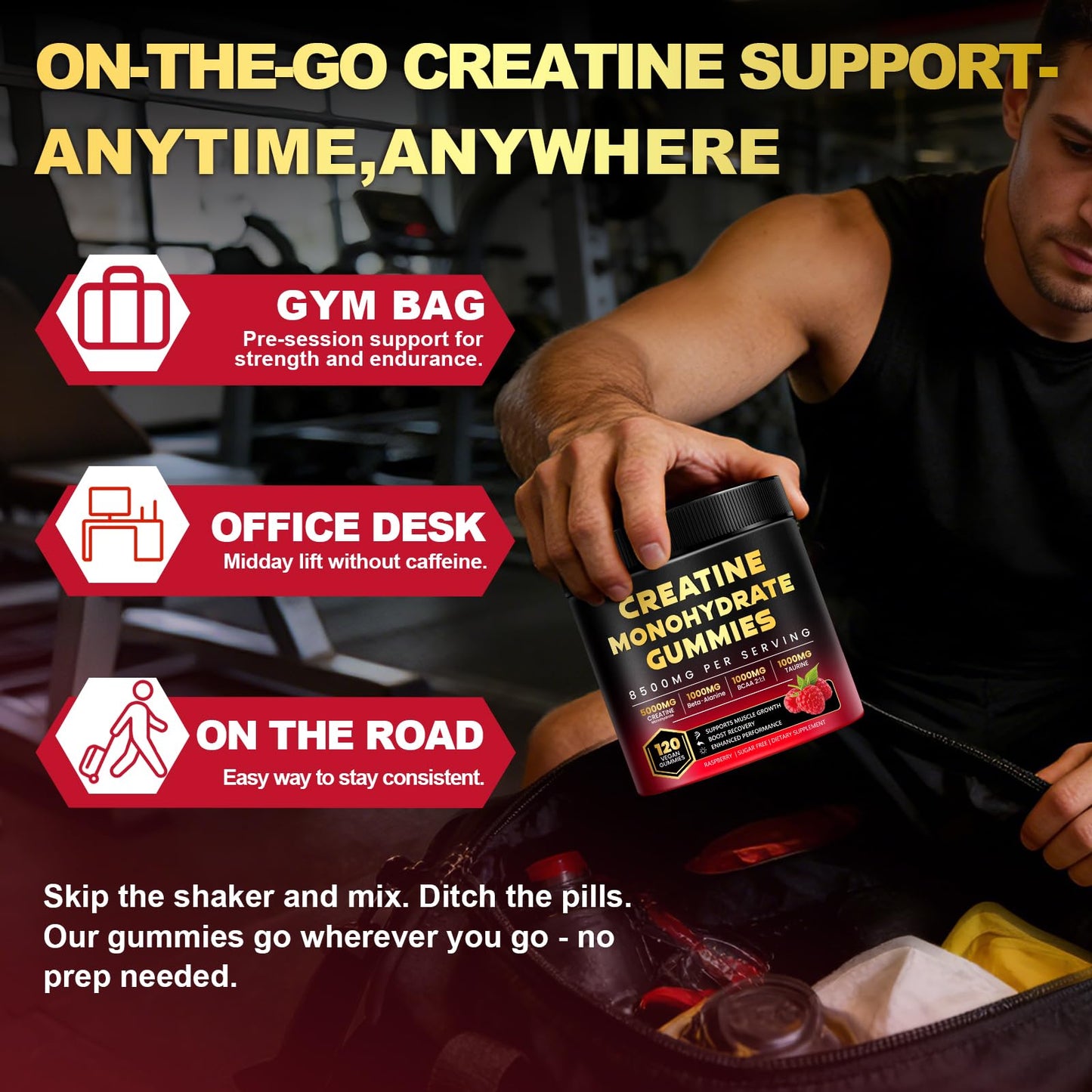 ZyterX Creatine Monohydrate Gummy 1 Count