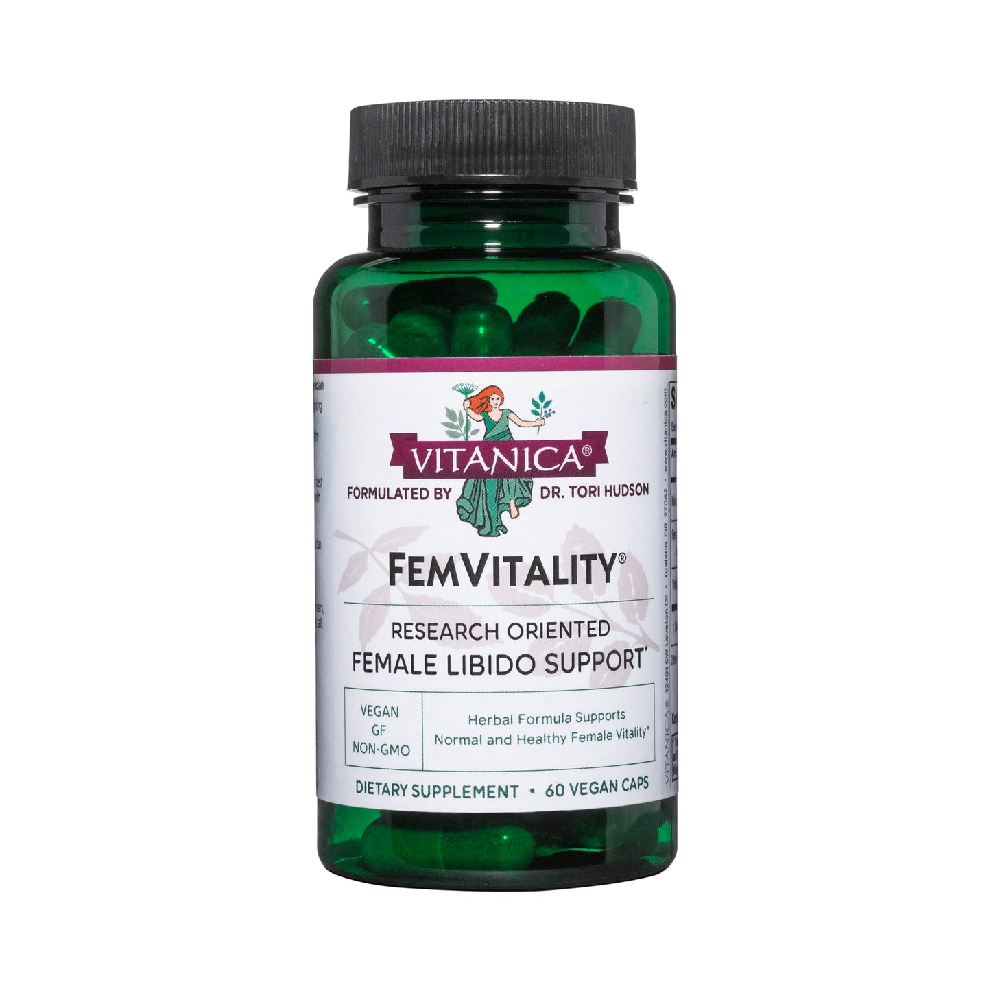 Vitanica FemVitality Libido Supplement for Women Capsules, 60 Count