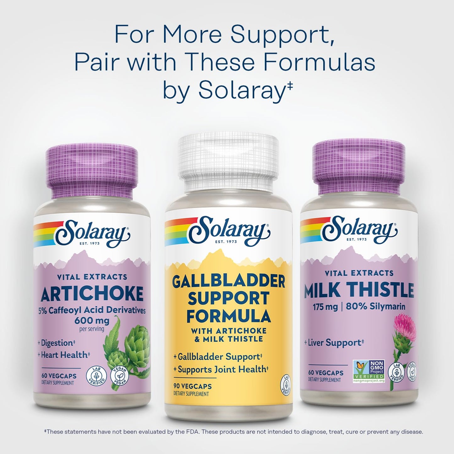 SOLARAY Gallbladder Support Formula 90 Capsules
