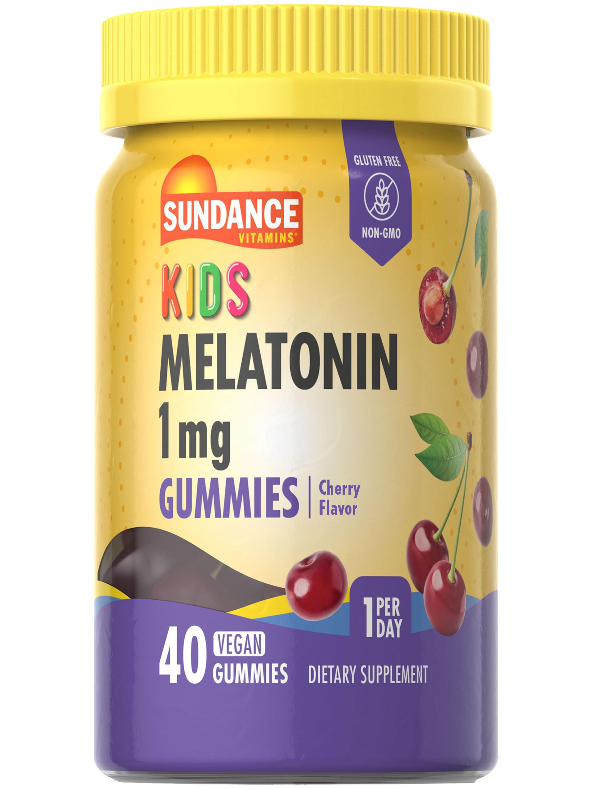 Sundance Kid's Melatonin 1mg Gummies 40 Count