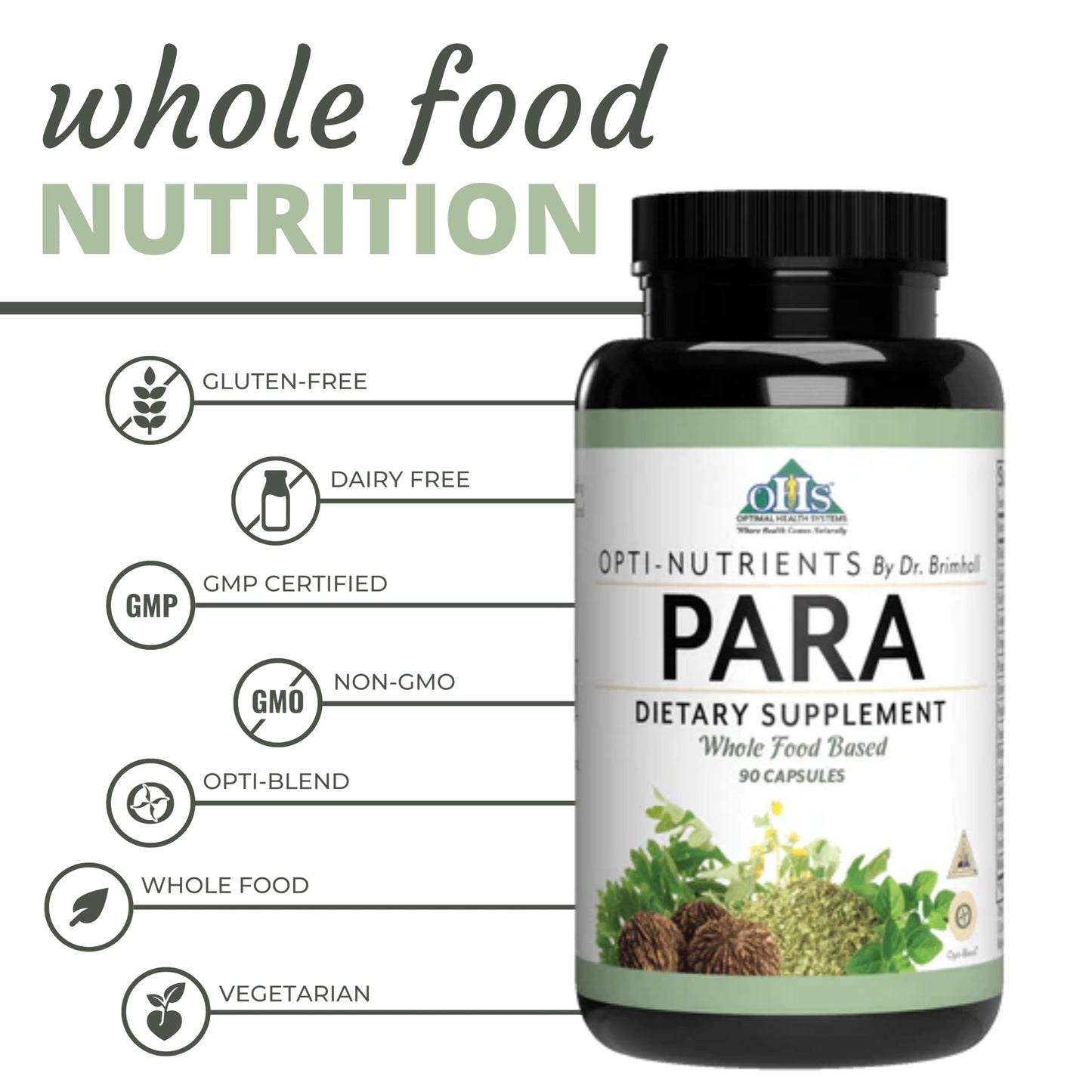 Optimal Health Systems Opti-para 90 Capsules