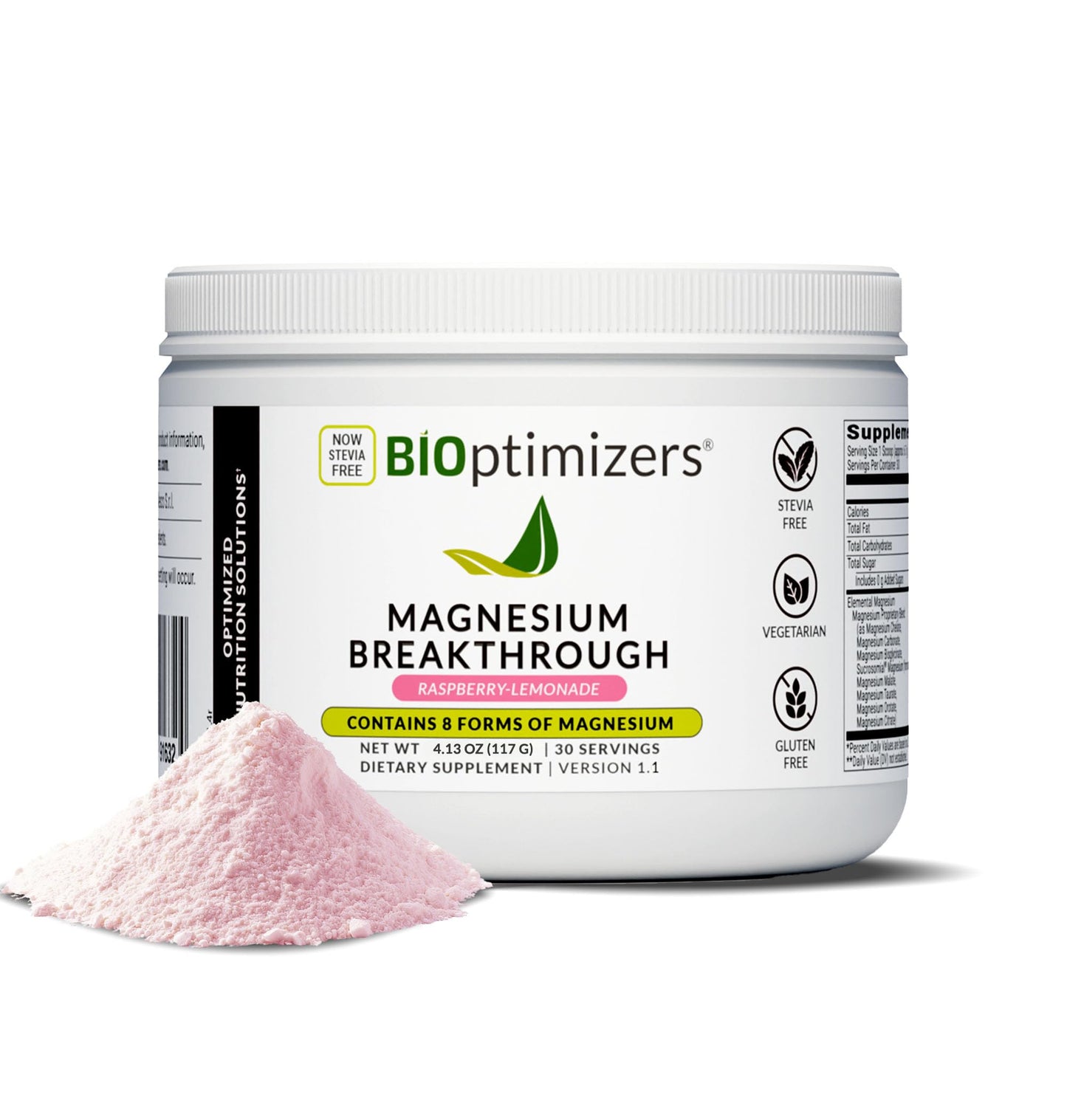 BIOptimizers Magnesium Breakthrough Powder 4.13 Ounce