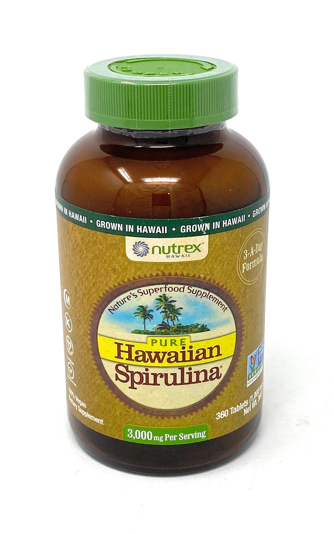 Nutrex Hawaii Pure Hawaiian Spirulina 360 Tablets