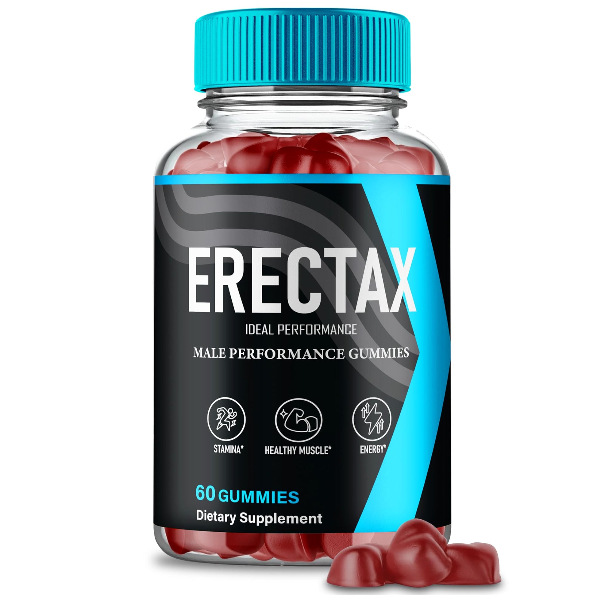 Ideal Performance Erectax Gummies, 60 Count