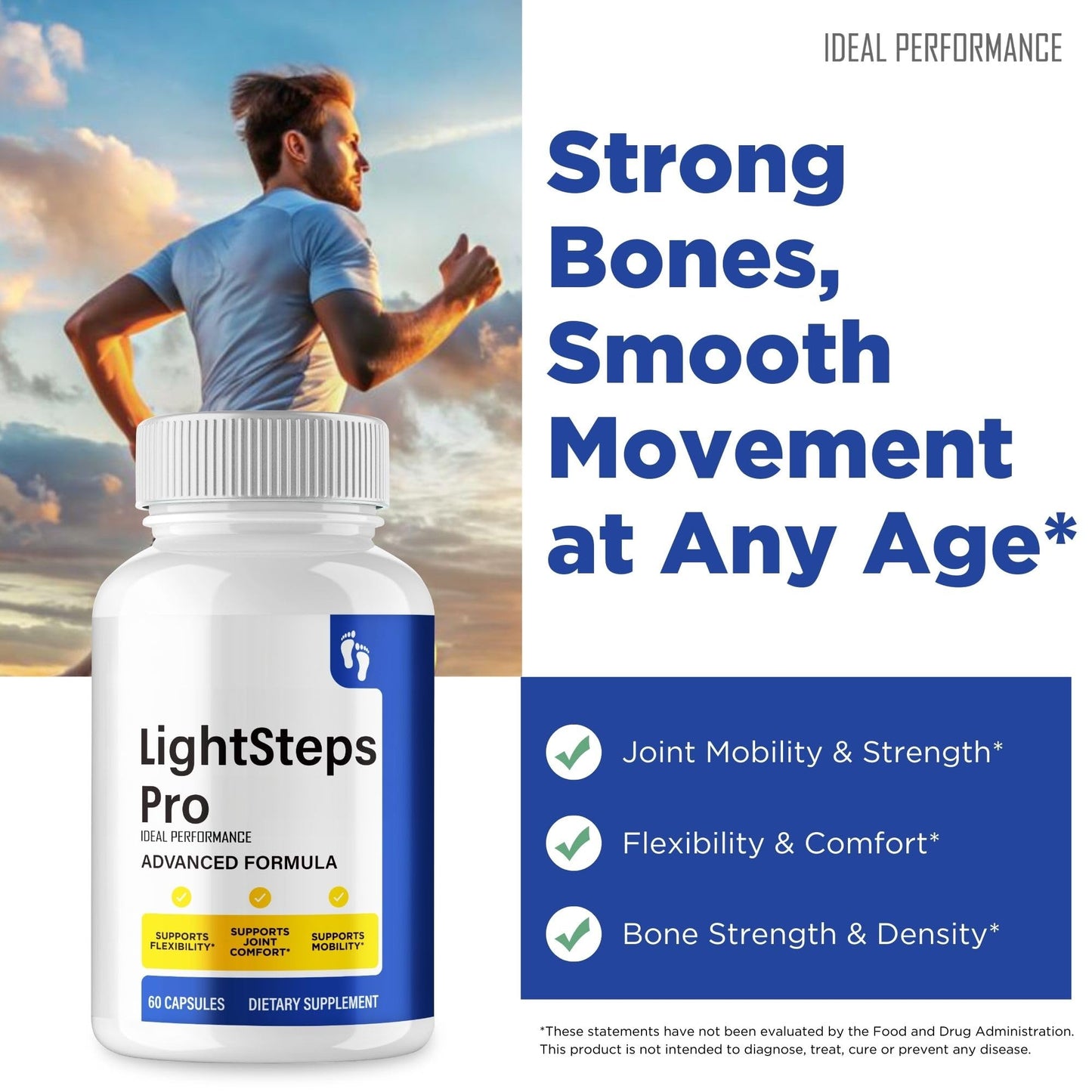 IDEAL PERFORMANCE LightSteps Pro Capsules, 180 Count
