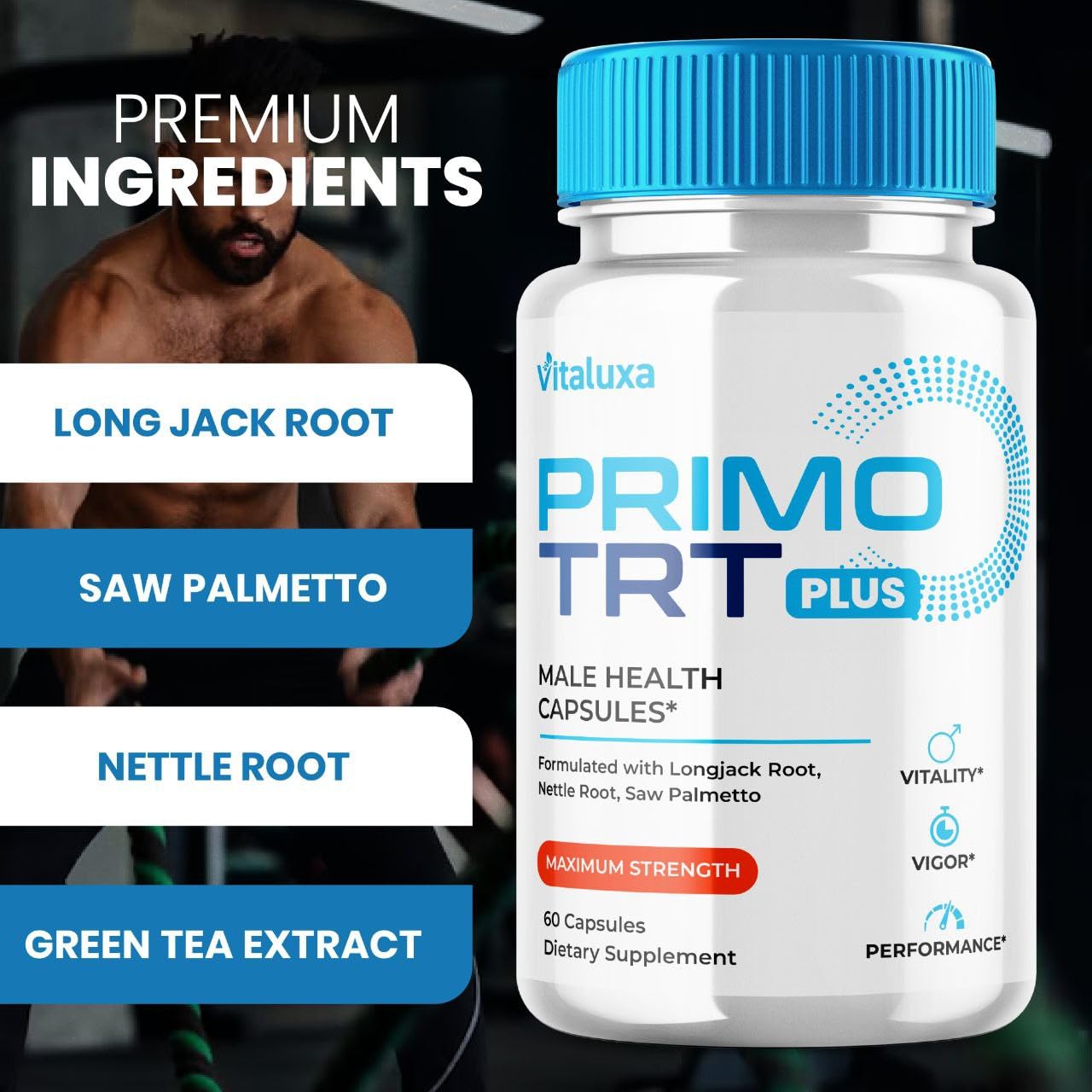 Vitaluxa PrimoTRT Capsules 60 Count