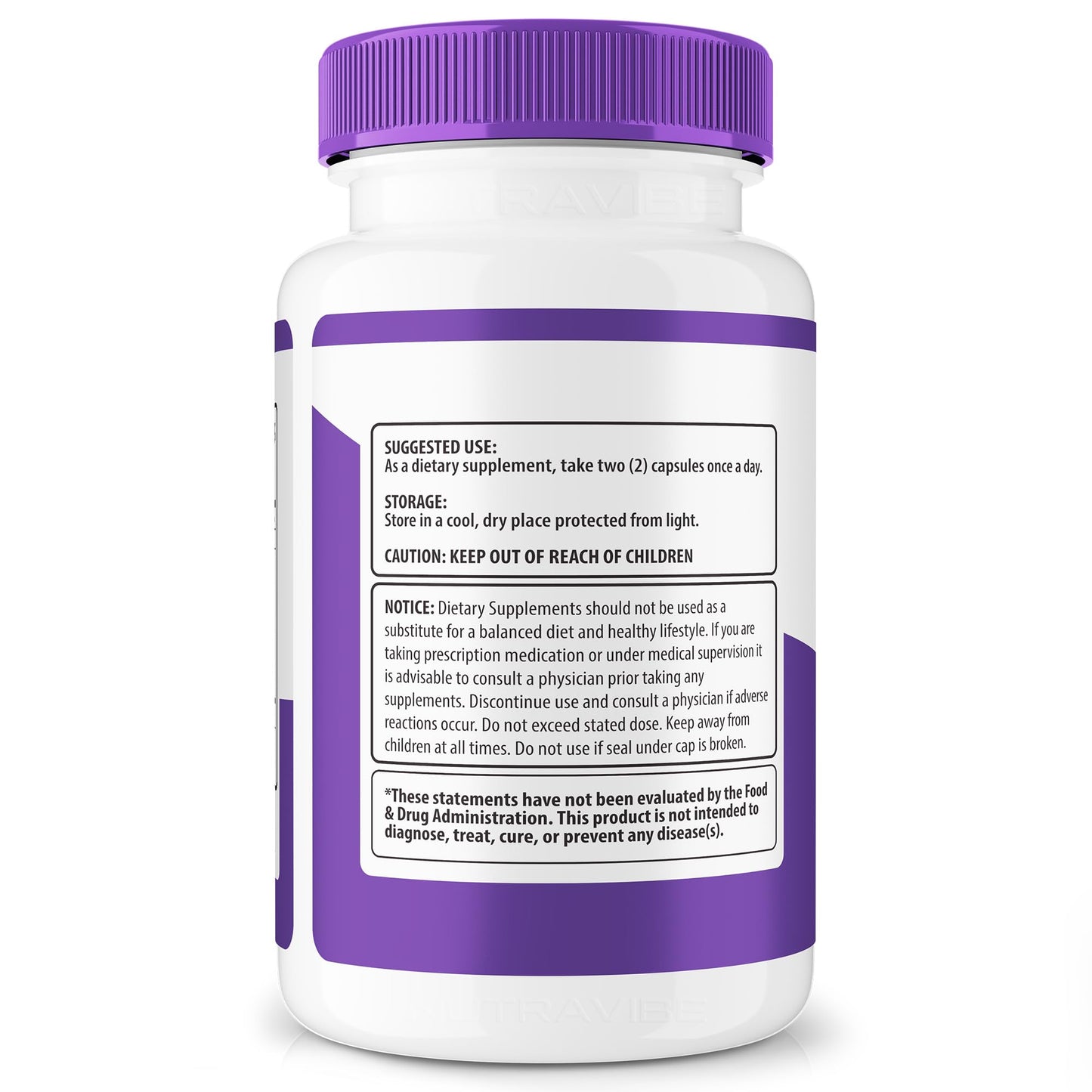 NutraVibe MemoTril Capsules 300 Capsules