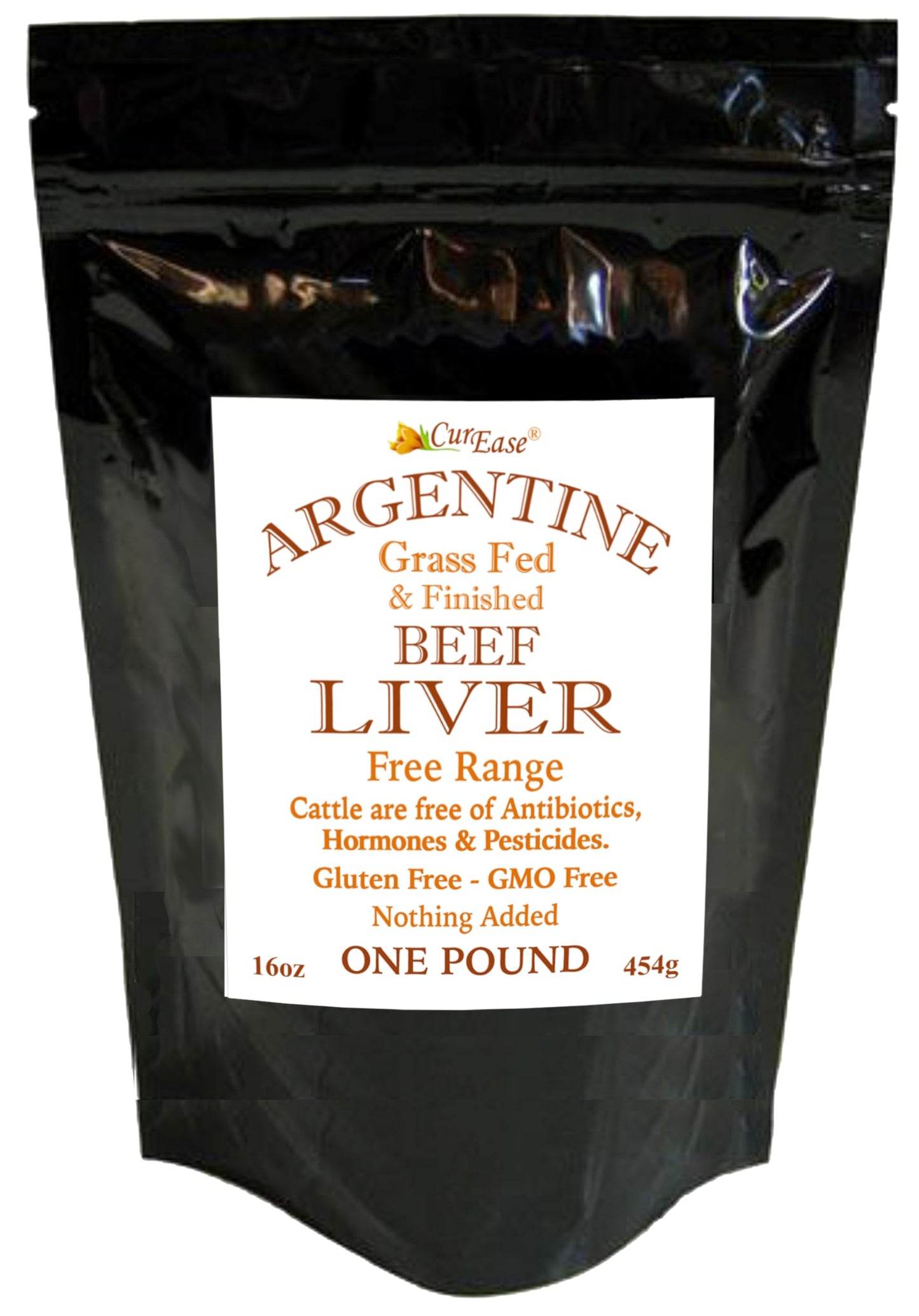 CurEase Argentine Grass Fed Beef Liver Powder, 16 oz