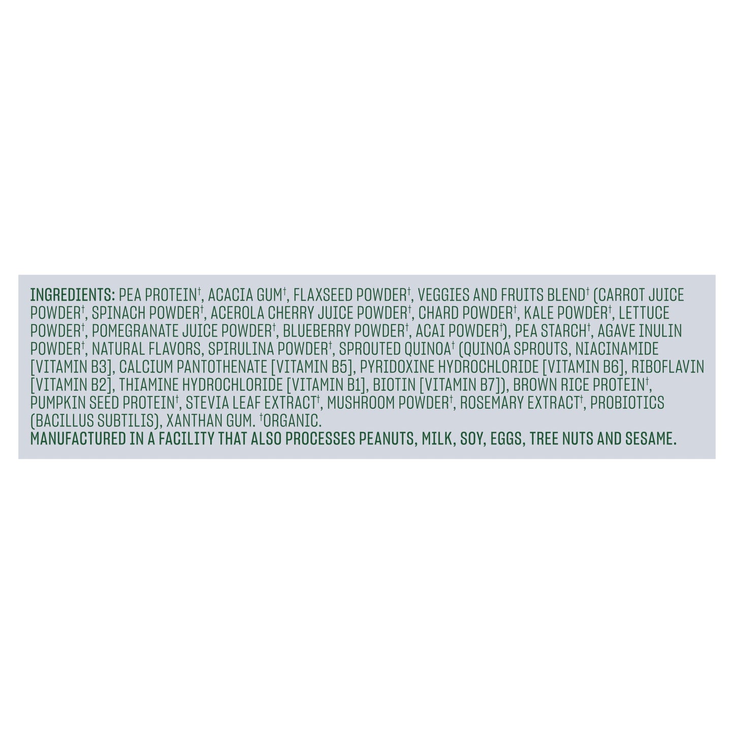 Vega Organic All-in-One Vegan Protein Powder Chocolate, 1 Count