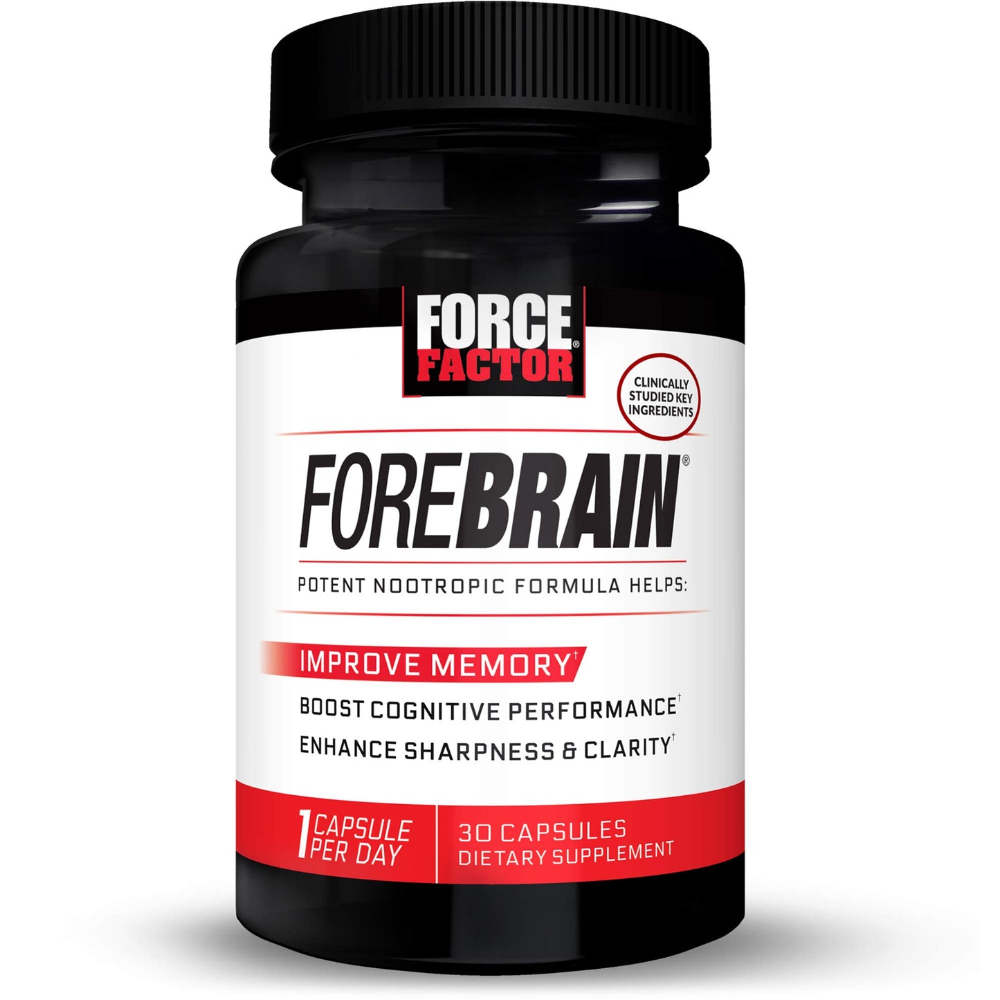 Force Factor Forebrain Nootropic Brain Supplement, 30 Capsules