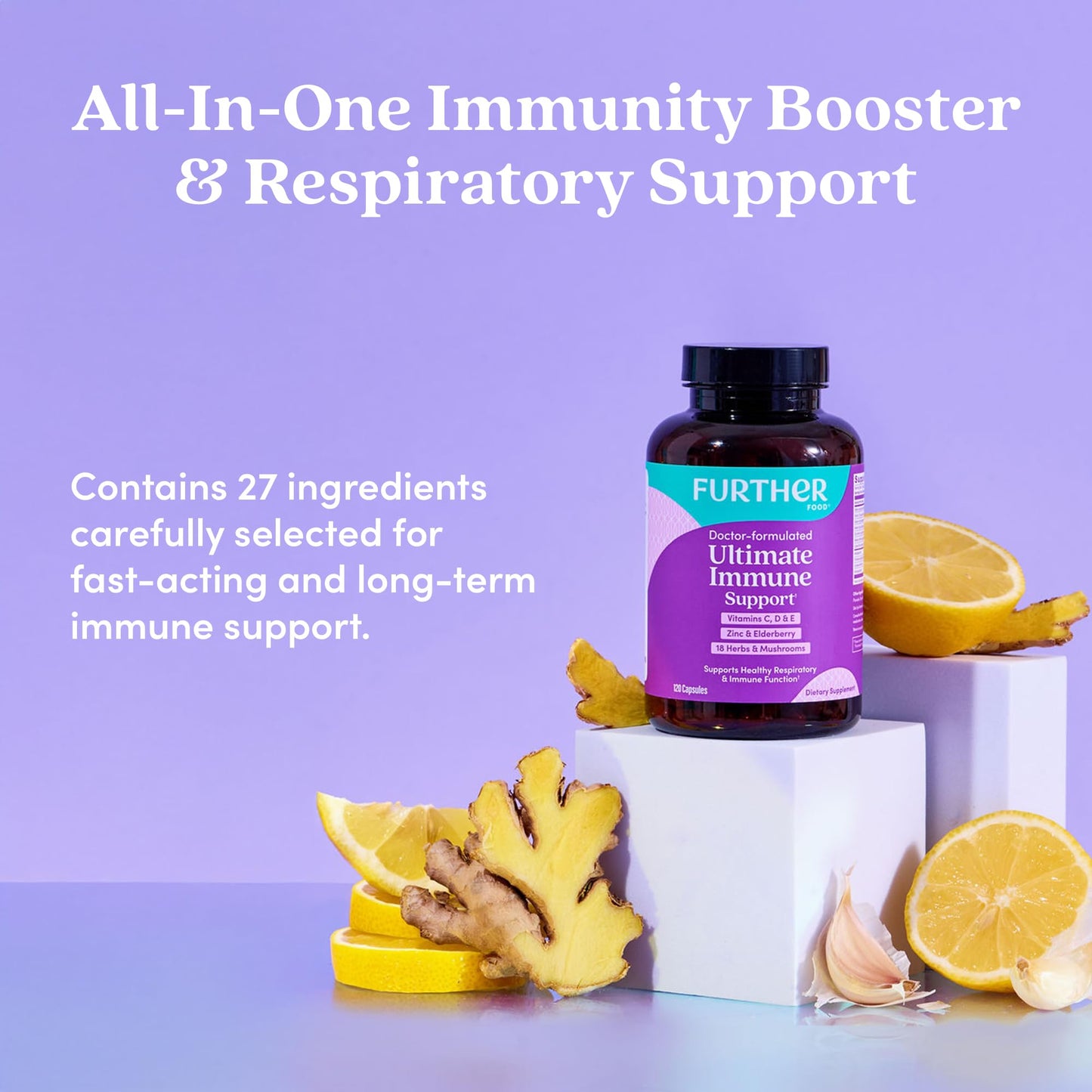 Further Food Ultimate Immune Support Capsules, 120 Capsules