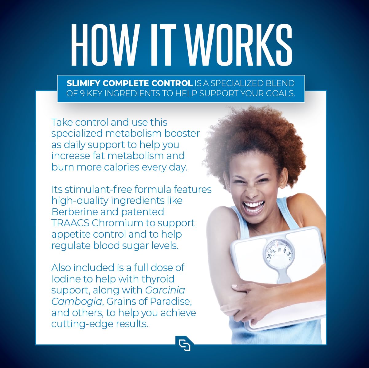 SIRENLABS SLIMIFY Complete Control Stimulant-Free Weight Loss Supplement Capsules 90