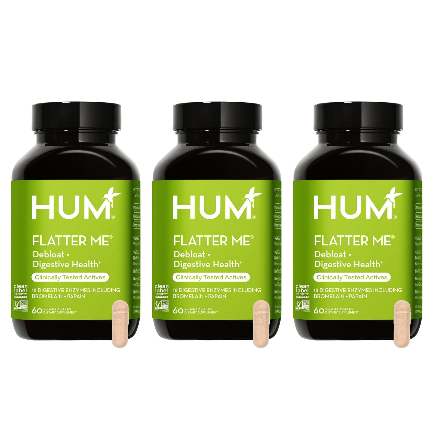 HUM Flatter Me Capsules 180 Count