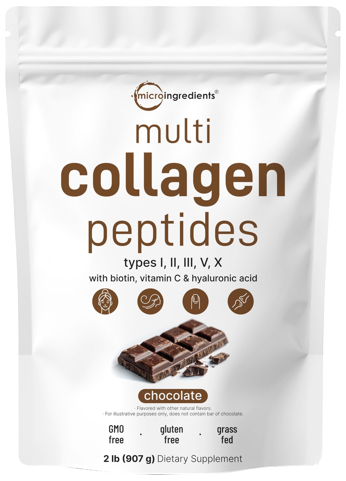 Micro Ingredients Multi Collagen Peptides Powder 32 Servings