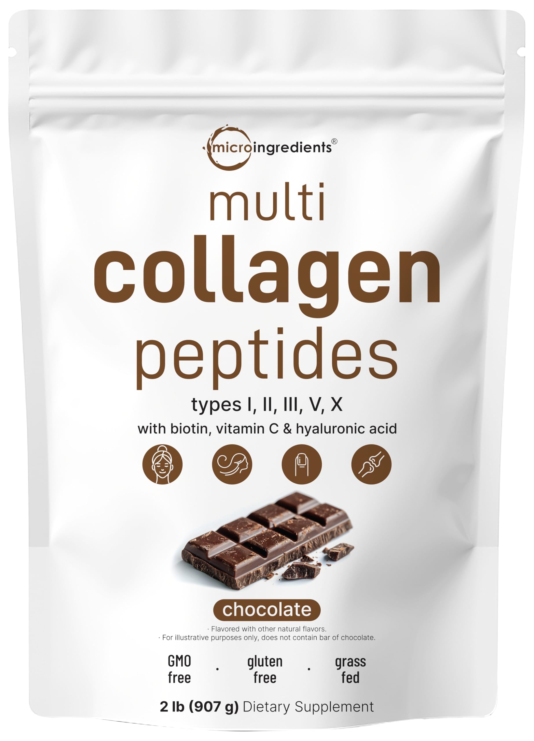 Micro Ingredients Multi Collagen Peptides Powder 32 Servings