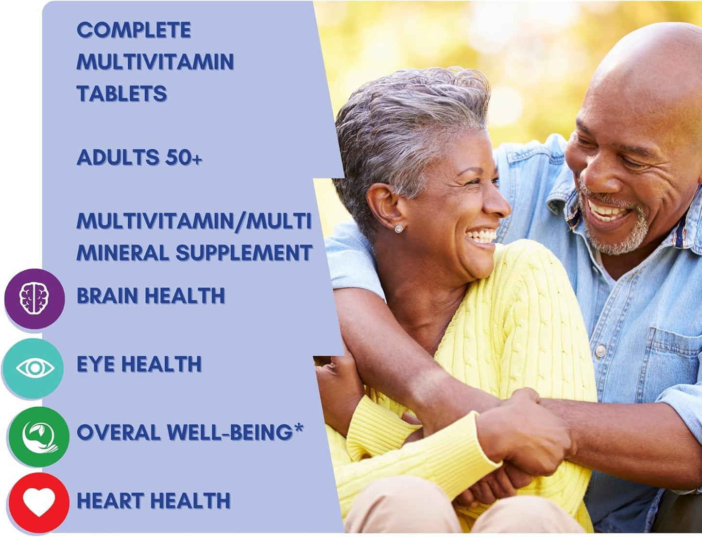 Generic Equate Adult 50+ One Daily Complete Multivitamin Multimineral Supplement 125 Tablets