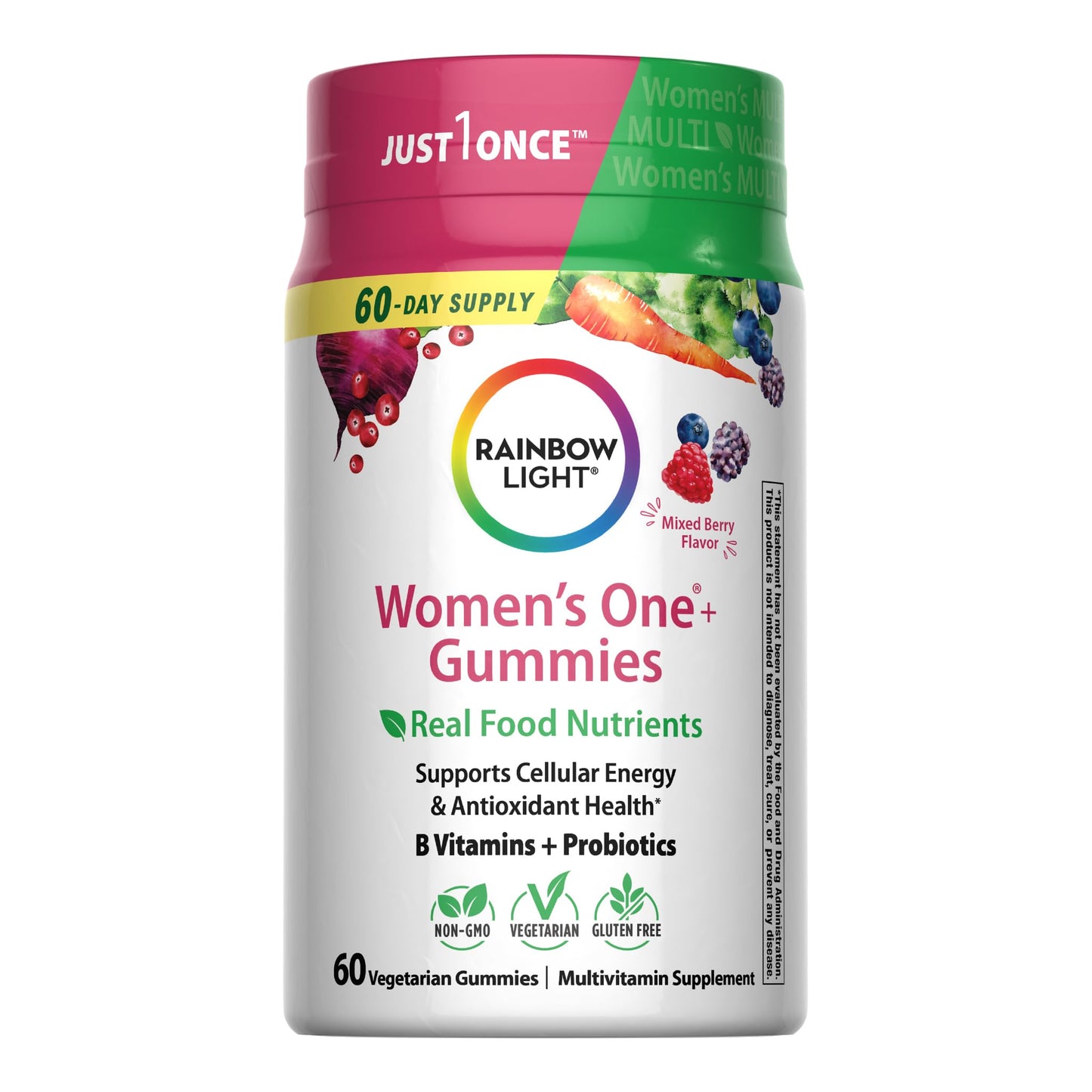 Rainbow Light Women's One+ Multivitamin Gummies 60 Count