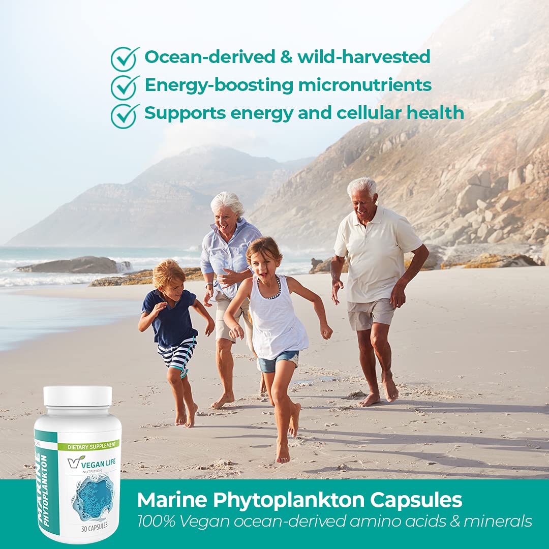 Vegan Life Nutrition Marine Phytoplankton 30 Capsules