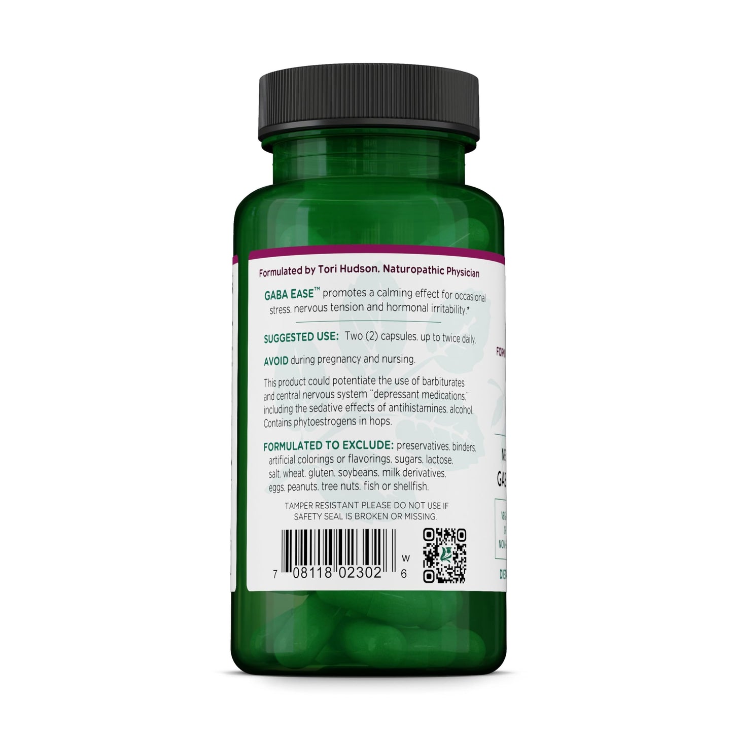 Vitanica GABA Ease Calming Support 60 Capsules