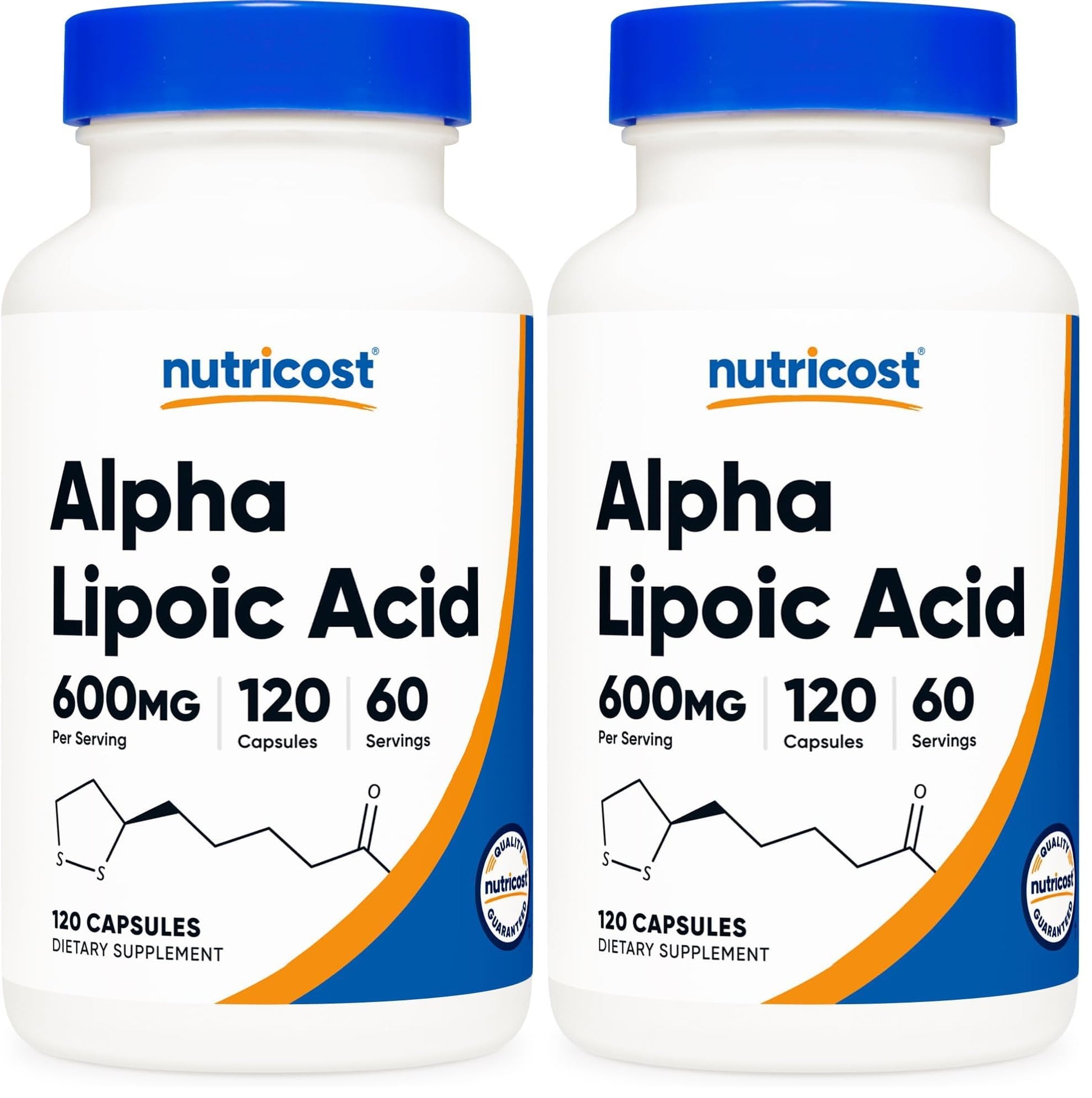 Nutricost Alpha Lipoic Acid 600mg Capsules 240 Count