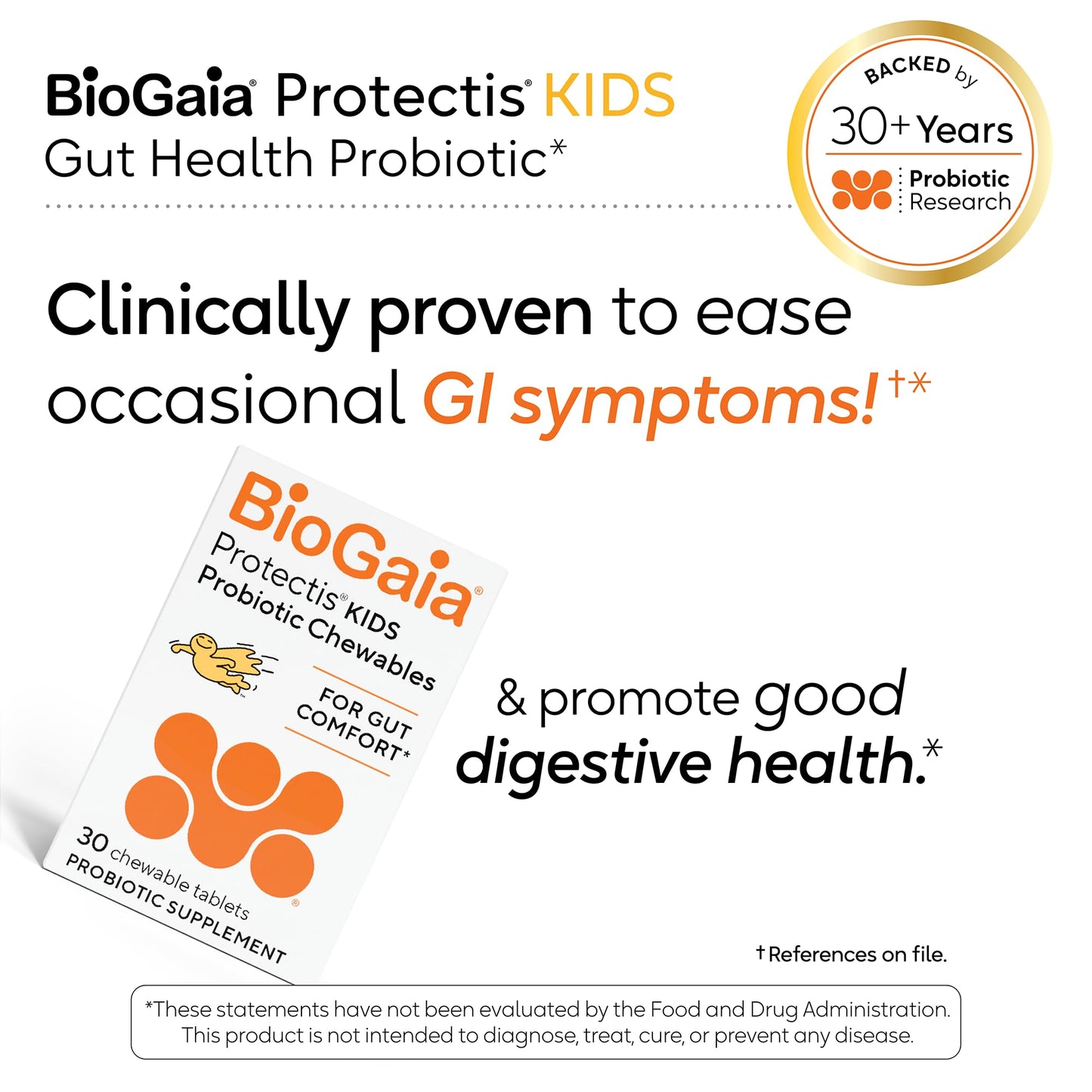 Everidis Health Sciences BioGaia Kids Probiotic Chewable Tablets 4