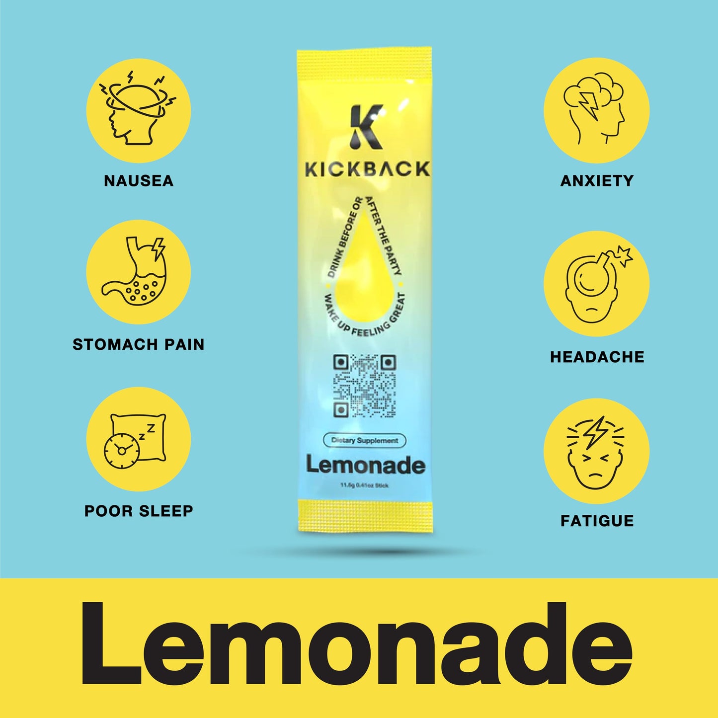 Kickback Morning Recovery Electrolyte Powder 10