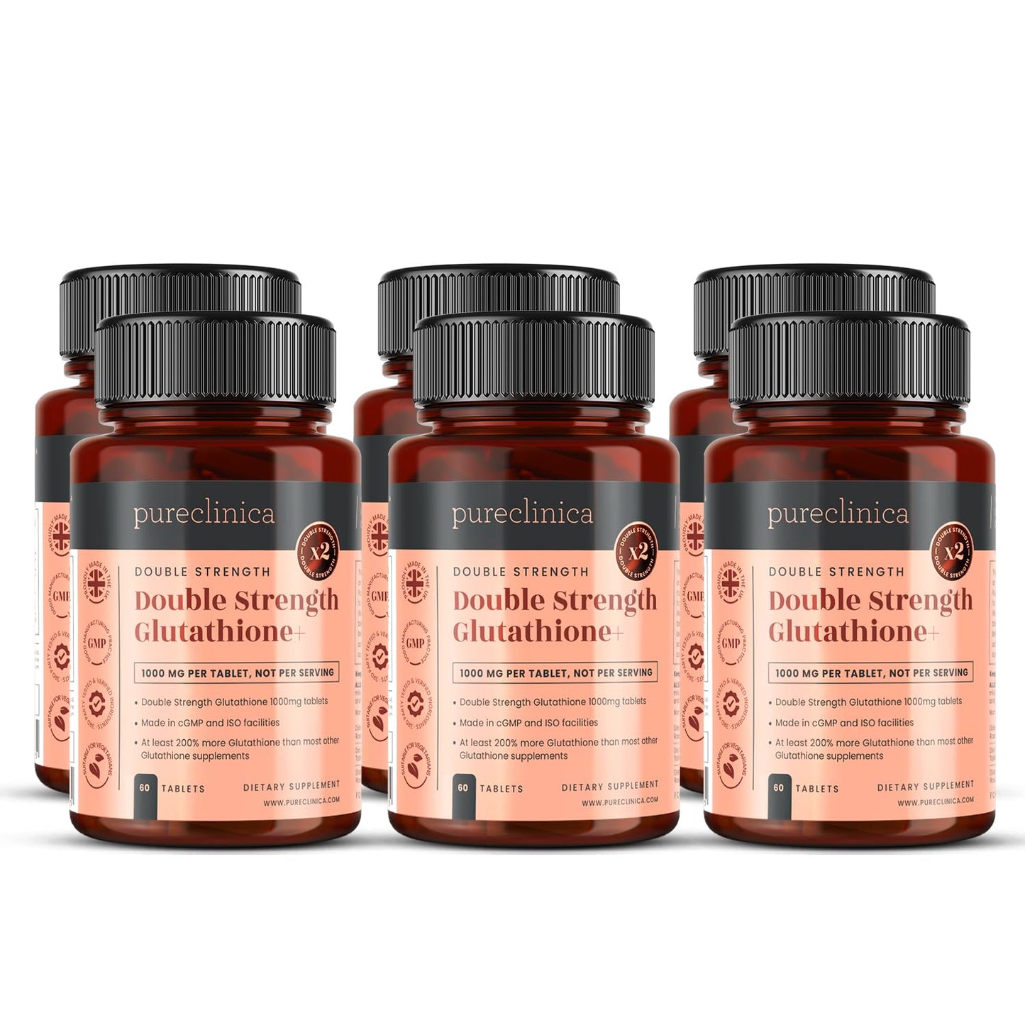 pureclinica Glutathione 1000mg Tablet, 360 Tablets