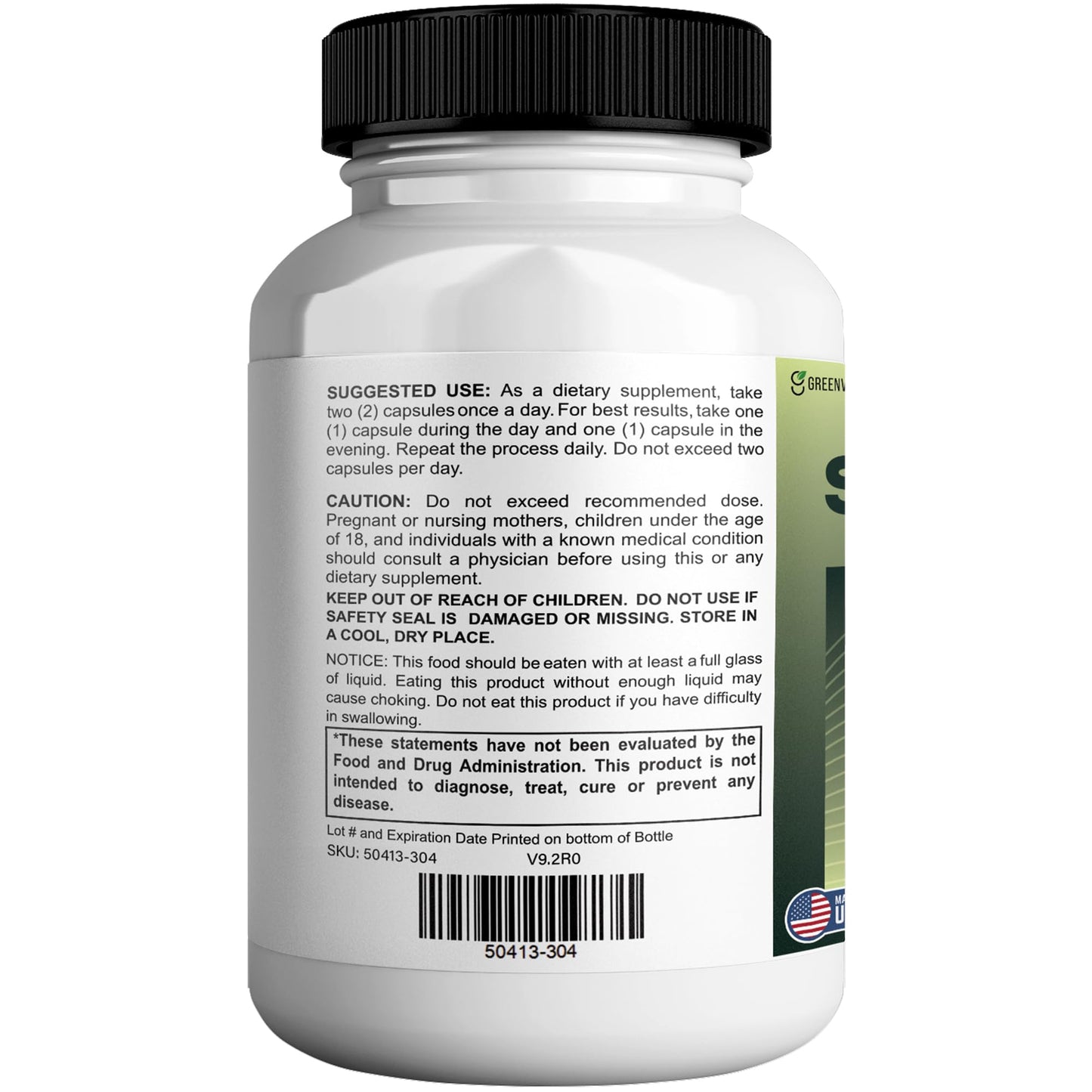 GREENVIFY SculptMaxx Ultra Maximum Strength Natural Dietary Supplement, 60 Capsules